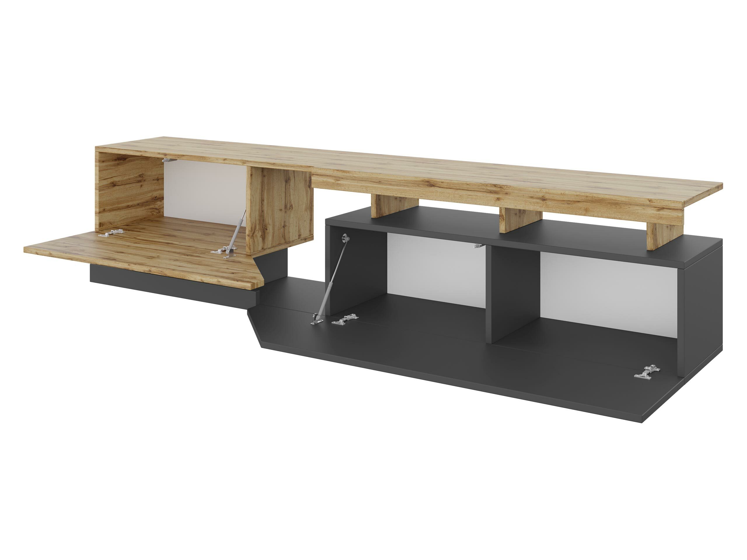 Stofusett Comfivo Daldune II (Antrasít + Wotan-eik)