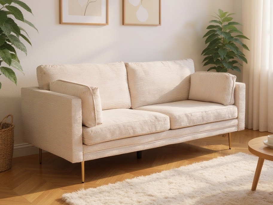 Sófi Dallas 2965 (Beige + Brúnn)