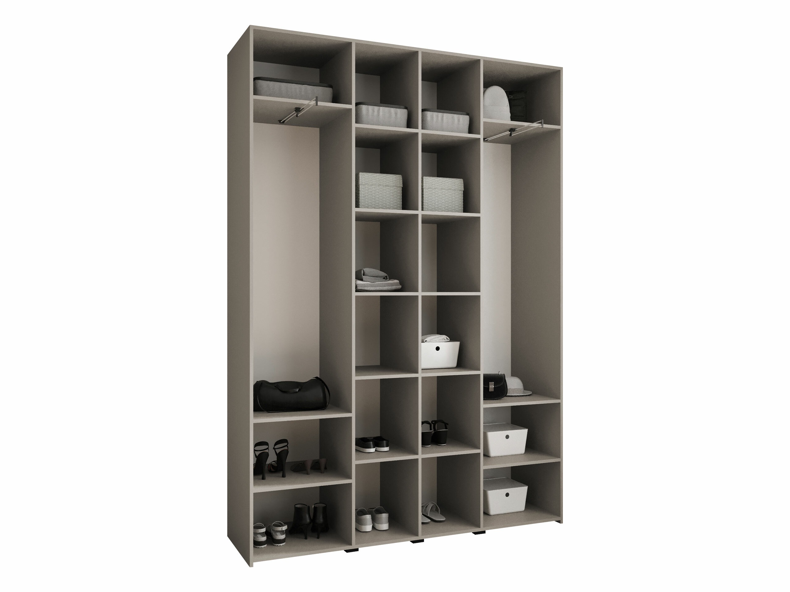Fataskápur Hartford 564 (Hvítur)