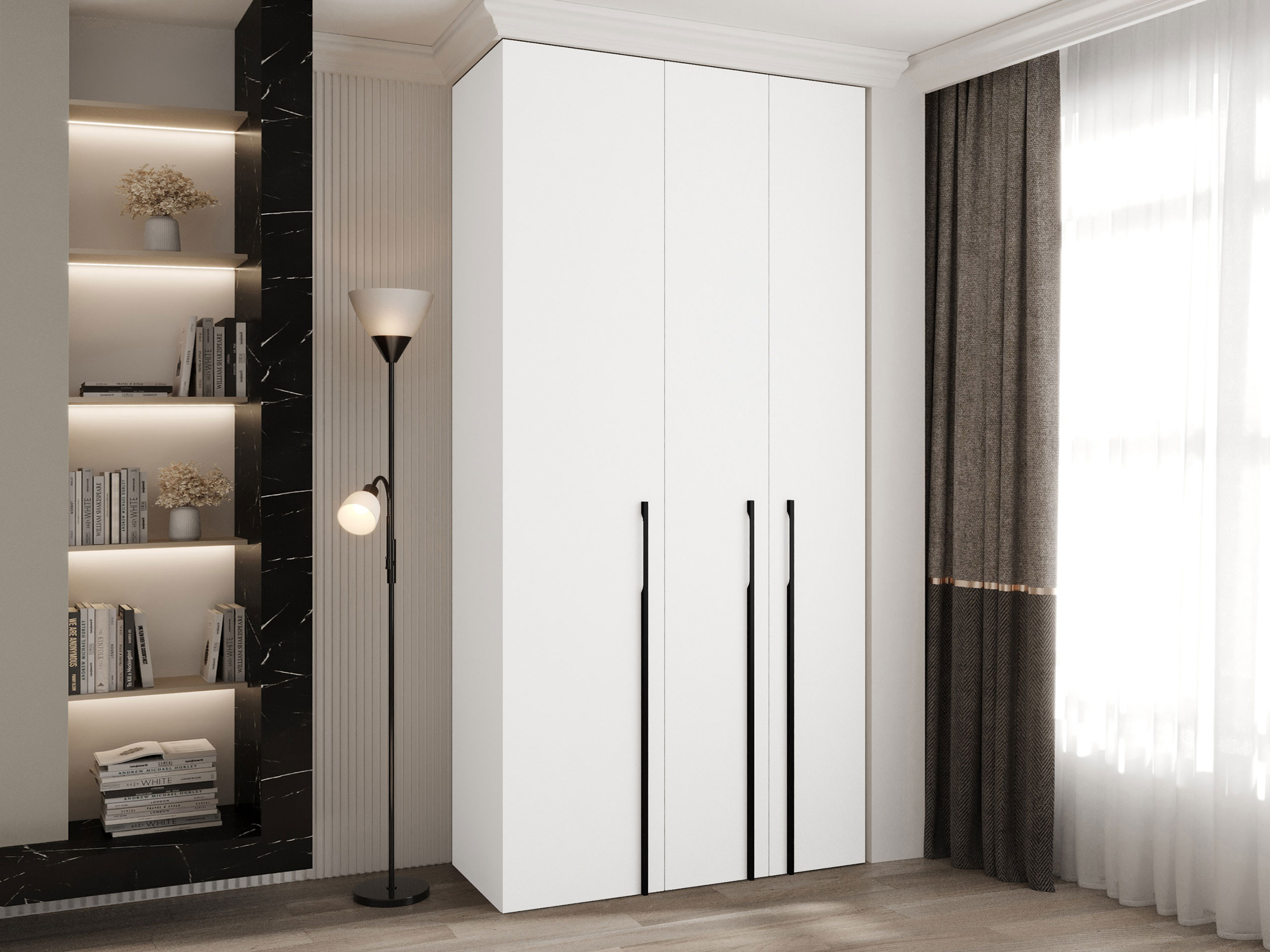Fataskápur Hartford 571 (Hvítur)
