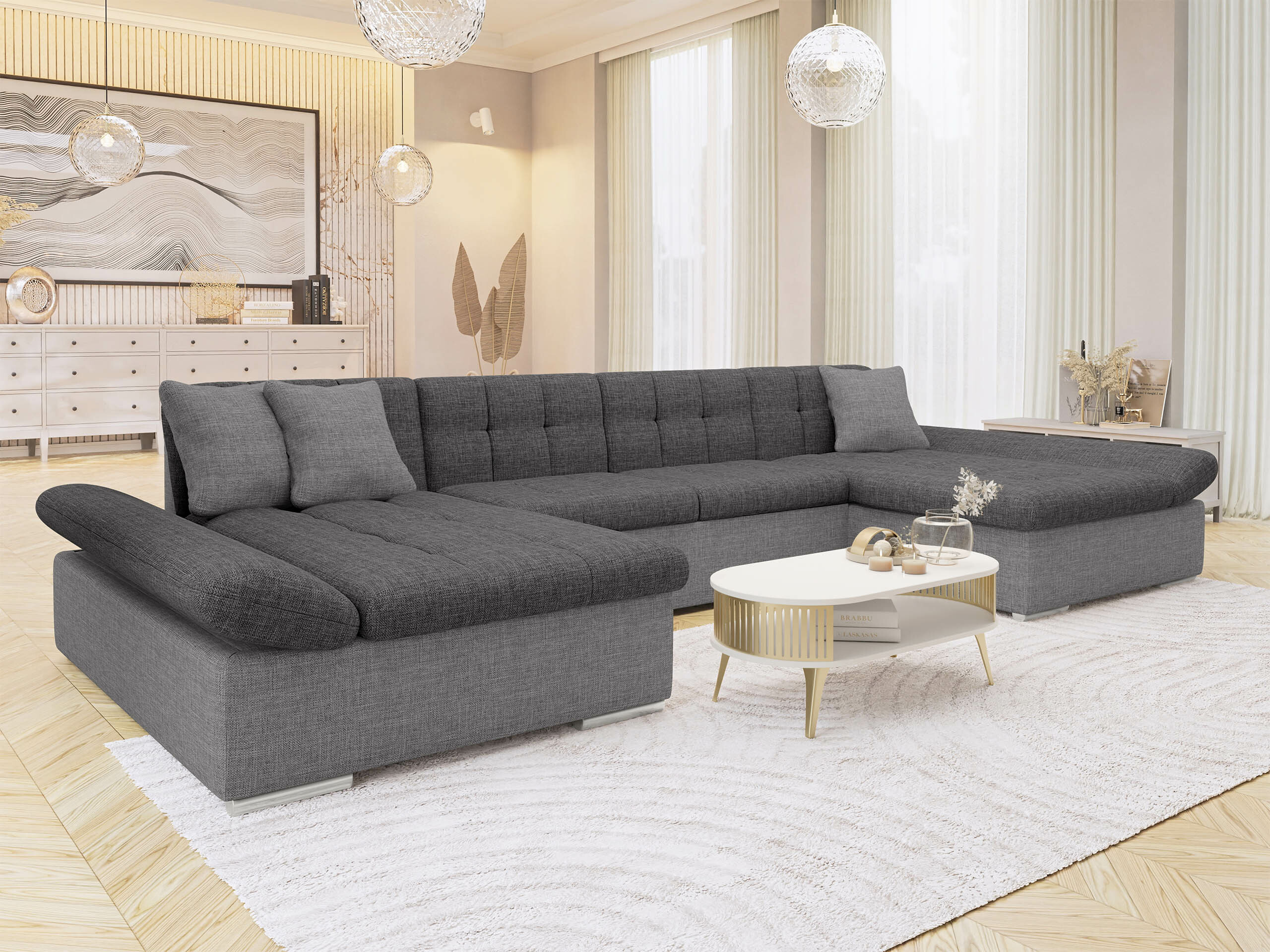 Horn­sófi Comfivo Ficus I (Lux 05 + Lux 06)