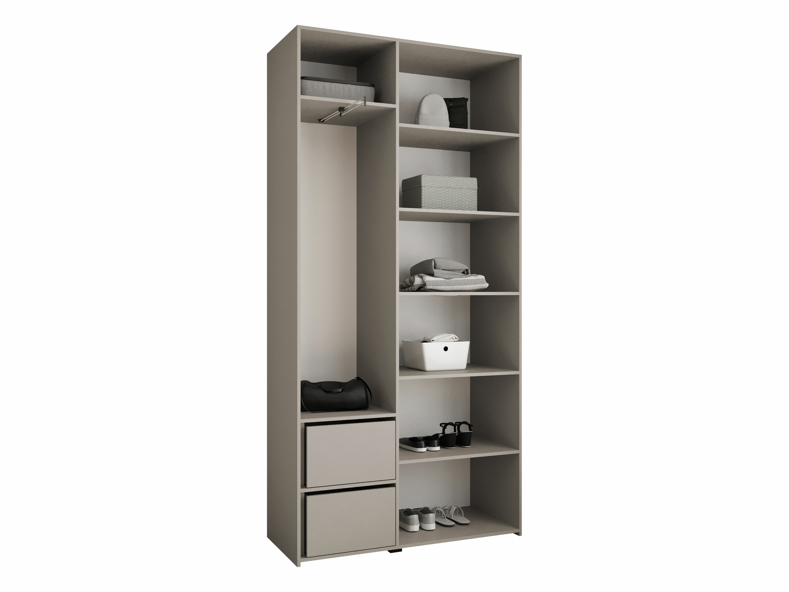 Fataskápur Hartford 544 (Hvítur)