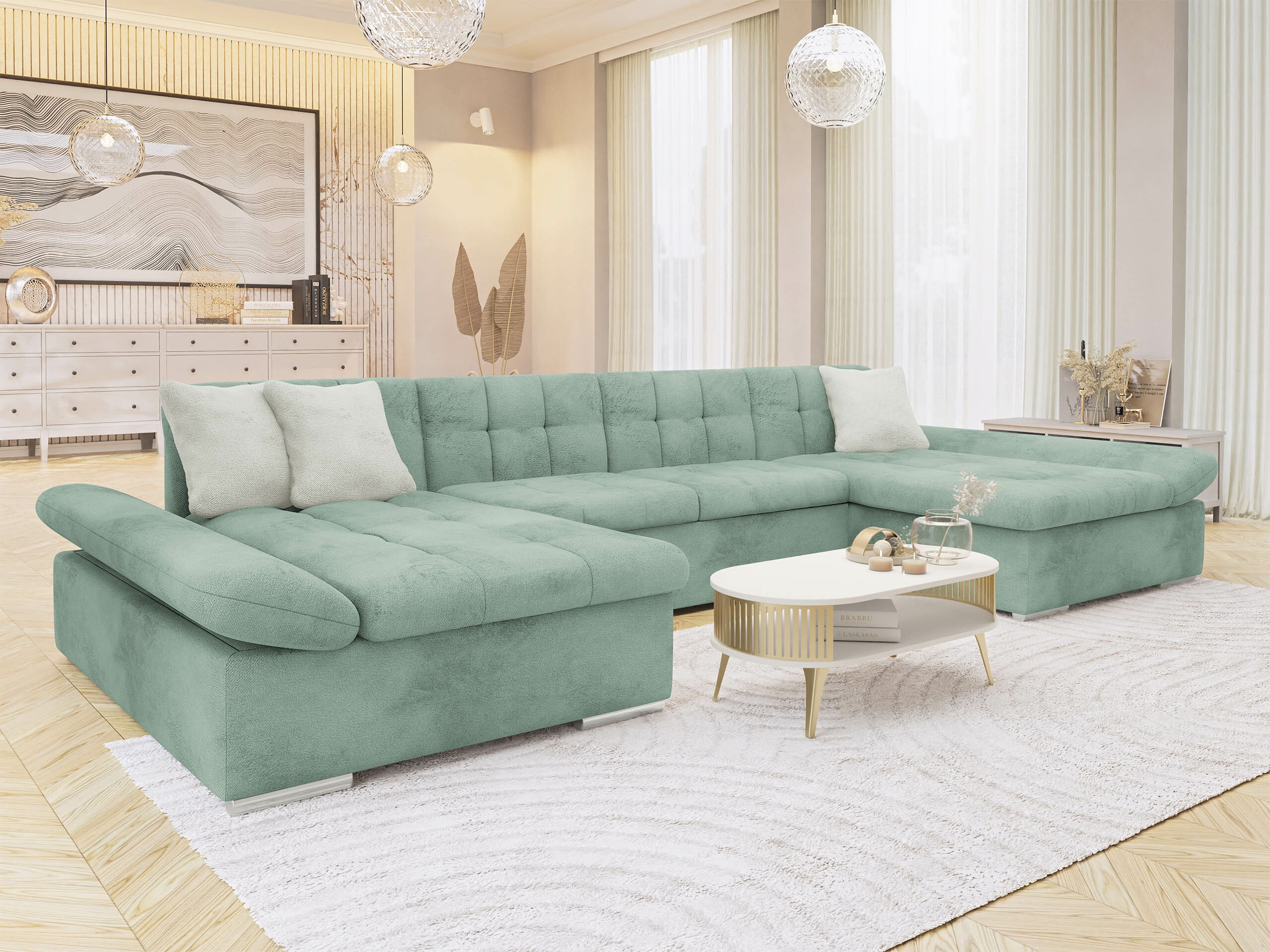 Horn­sófi Comfivo Ficus II (Sorriso 08 + Sorriso 06)