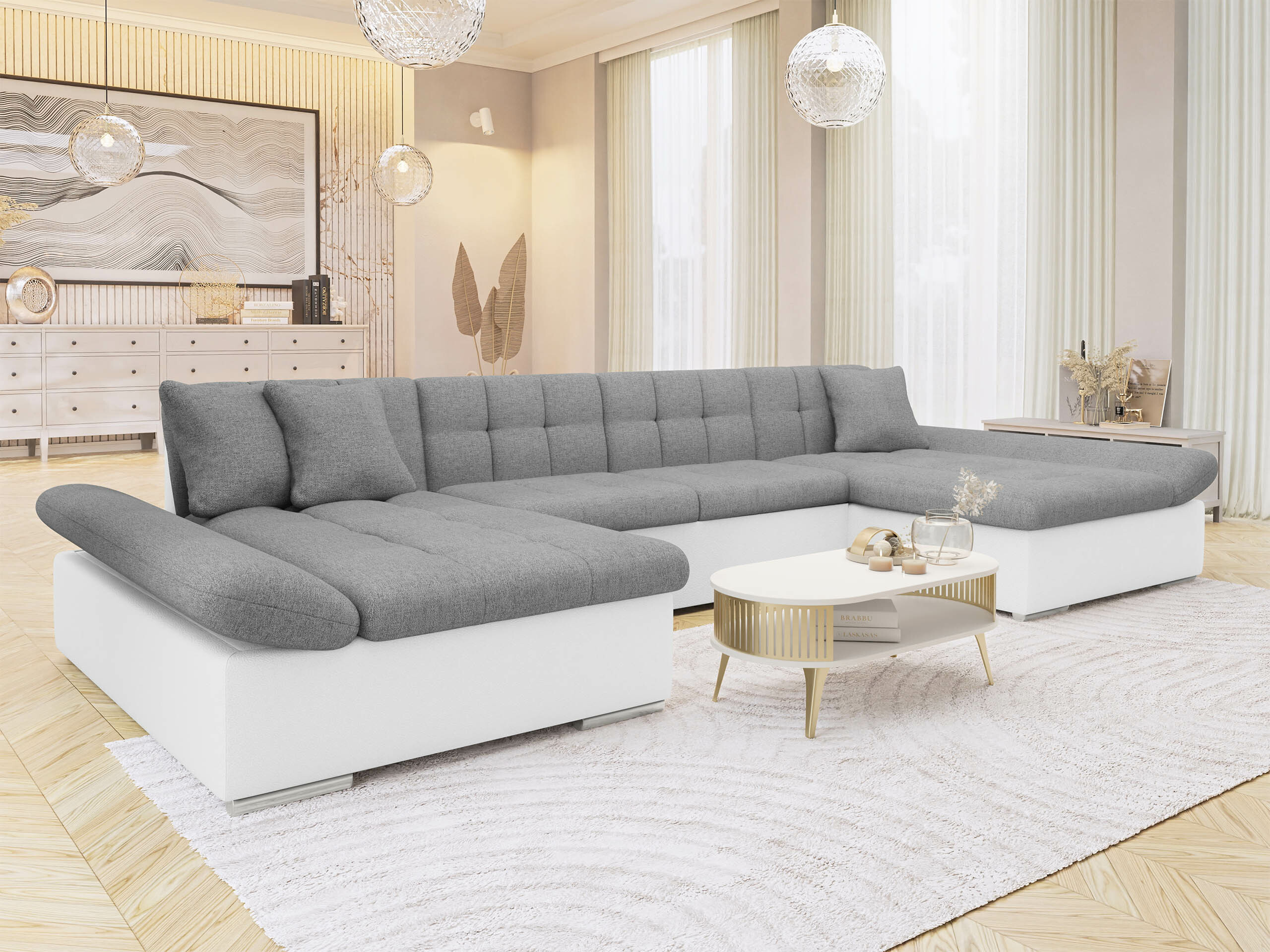 Horn­sófi Comfivo Ficus (Soft 017 + Soul 17)