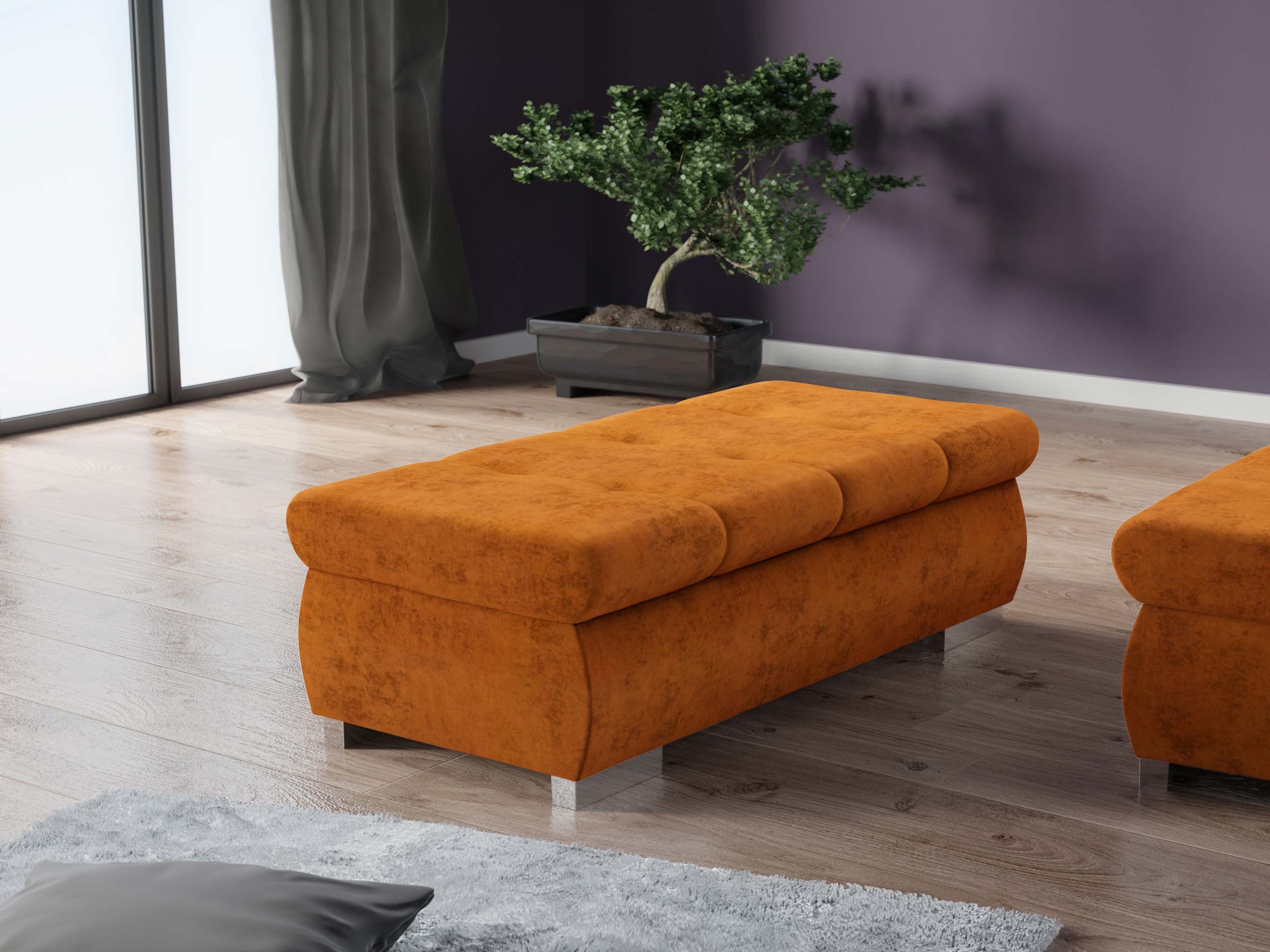 Bólstraður bekkur Comfivo Nitor I (Piano 21)