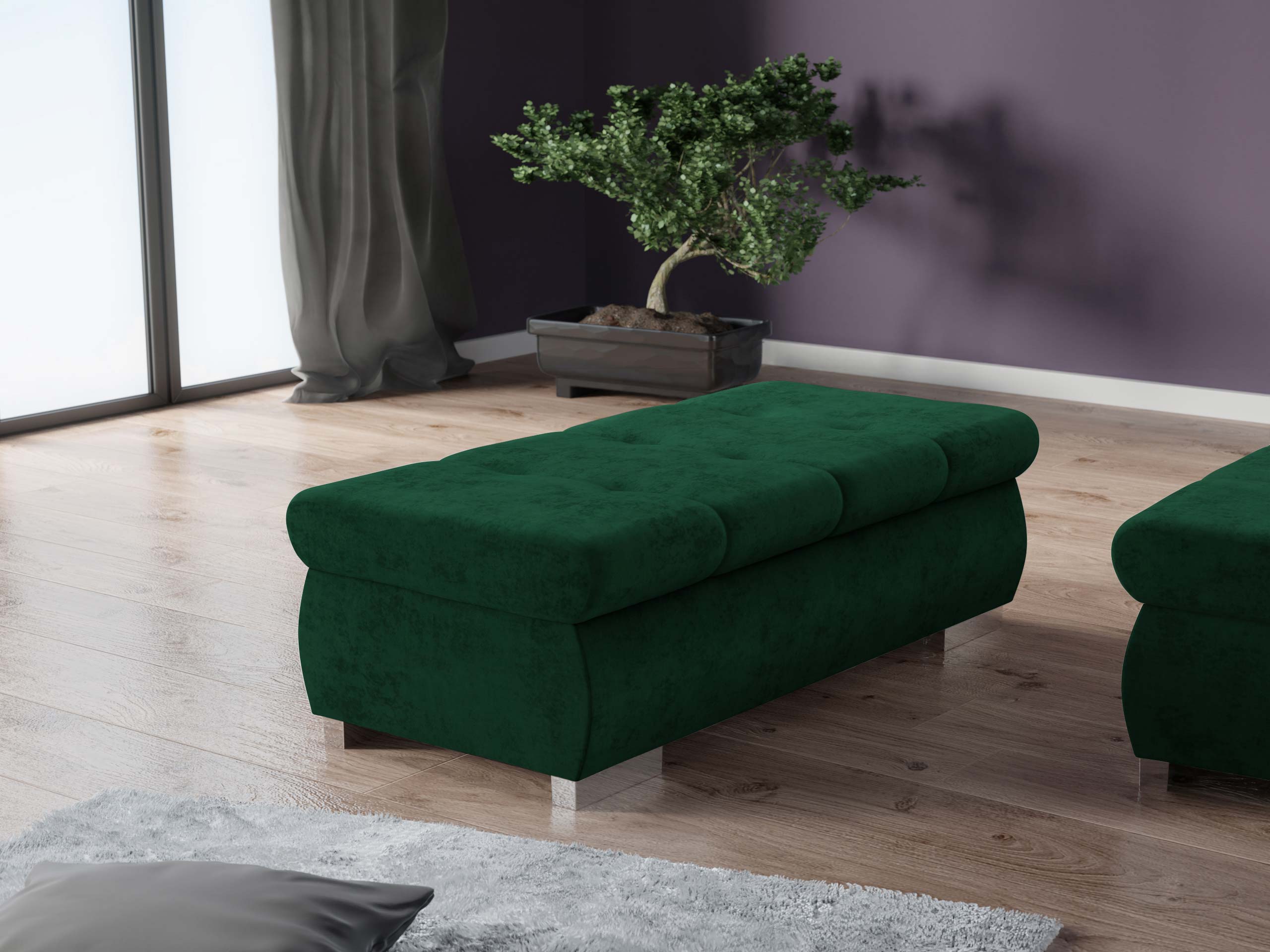 Bólstraður bekkur Comfivo Nitor I (Piano 26)