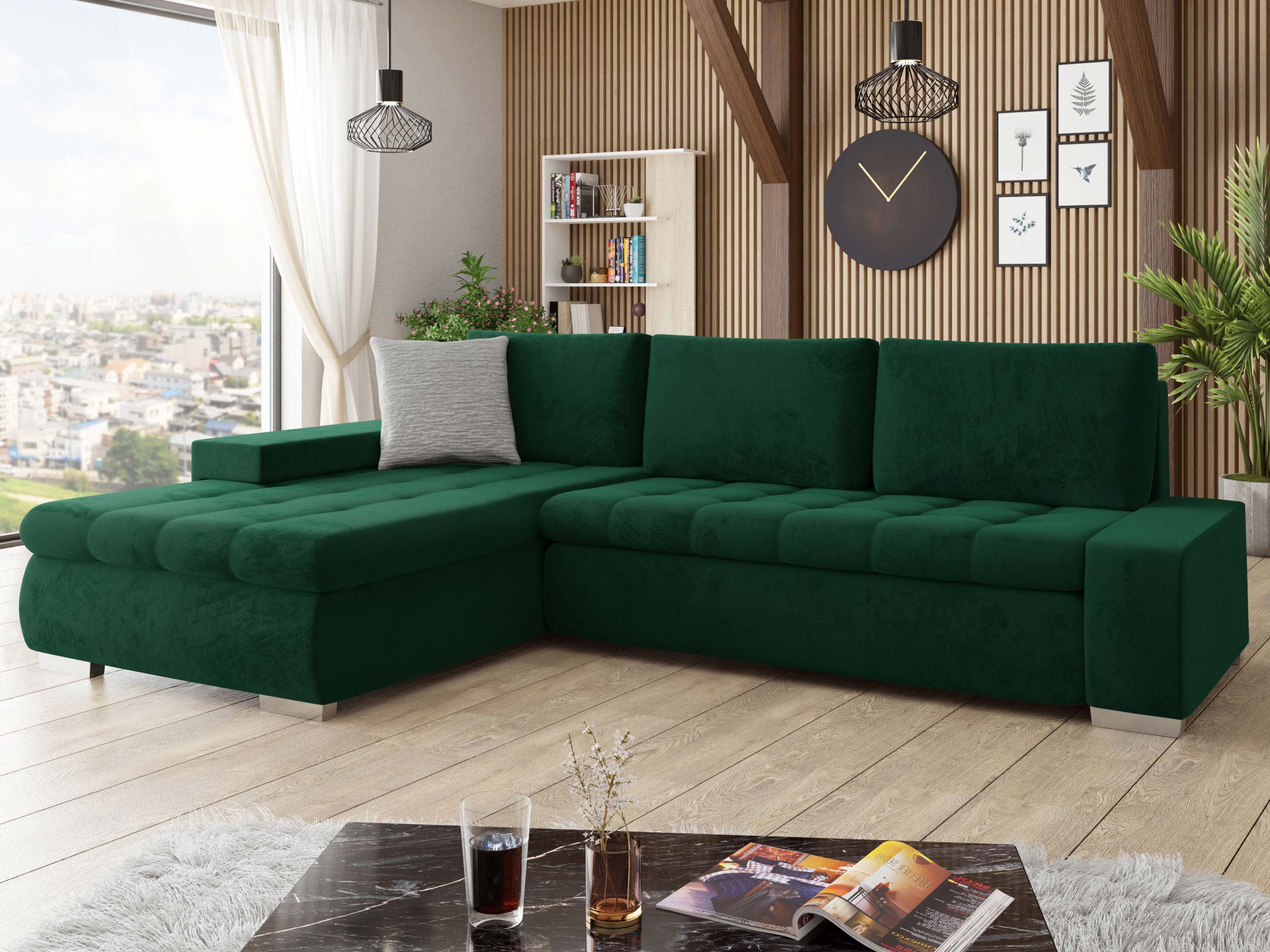 Horn­sófi Comfivo Nitor II (Piano 26 + Mokka 82)