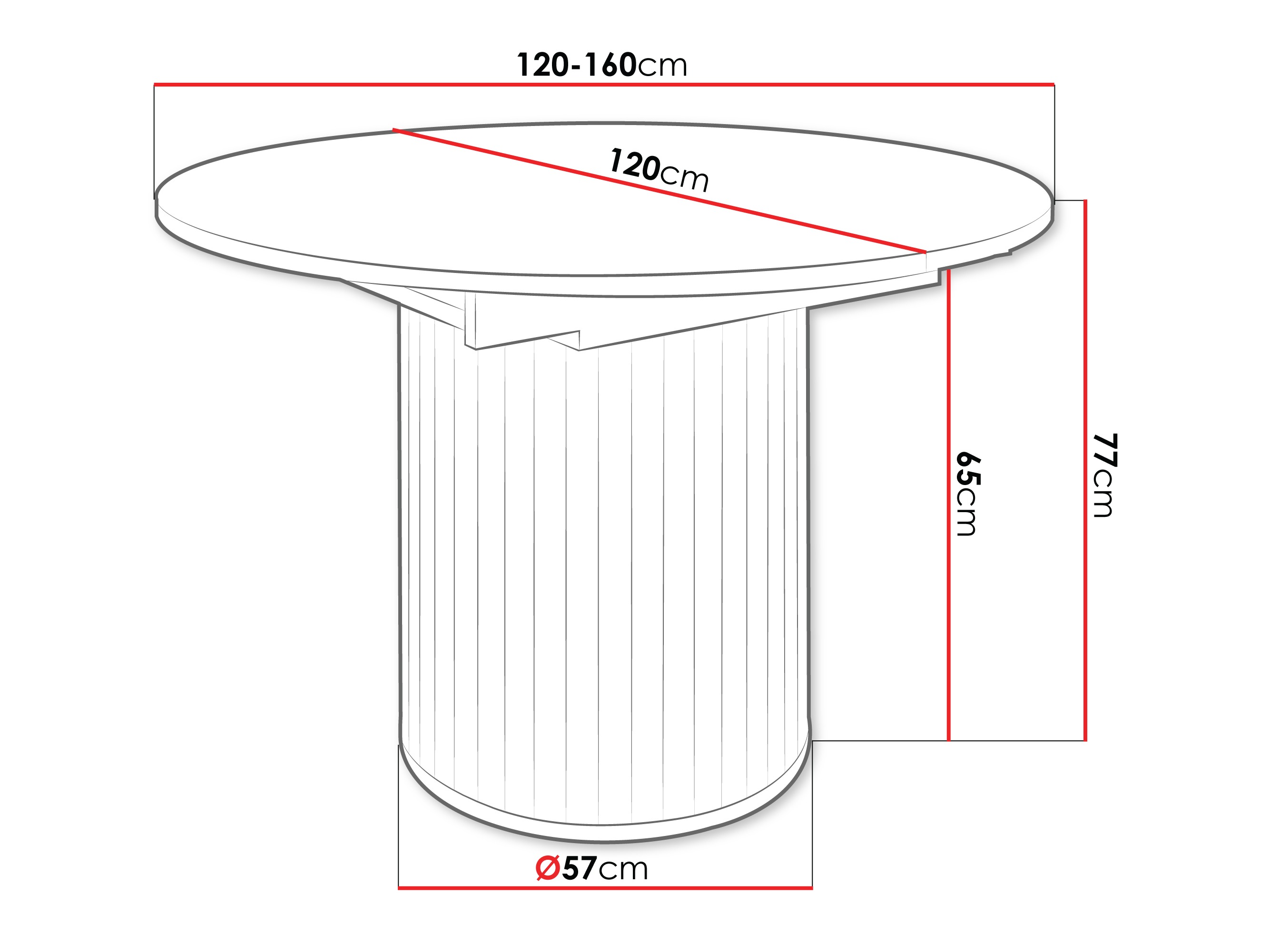 Borð Novmono 127