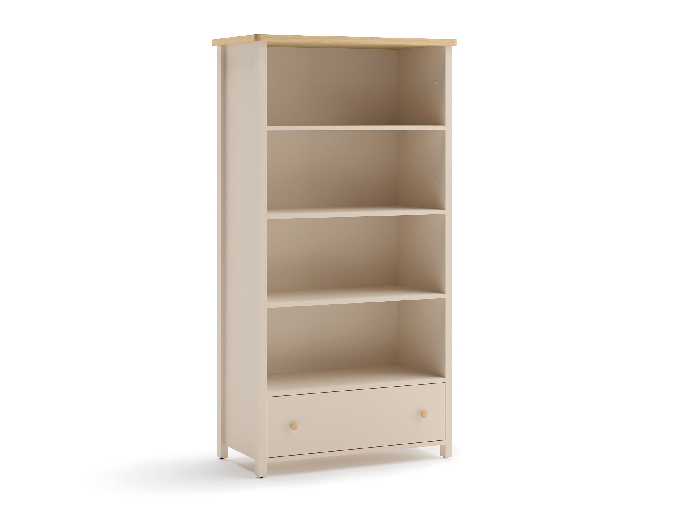Bókahilla Romelbo 142 (Beige + Eik)