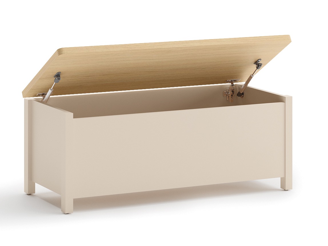 Geymslukassi Romelbo 143 (Beige + Eik)