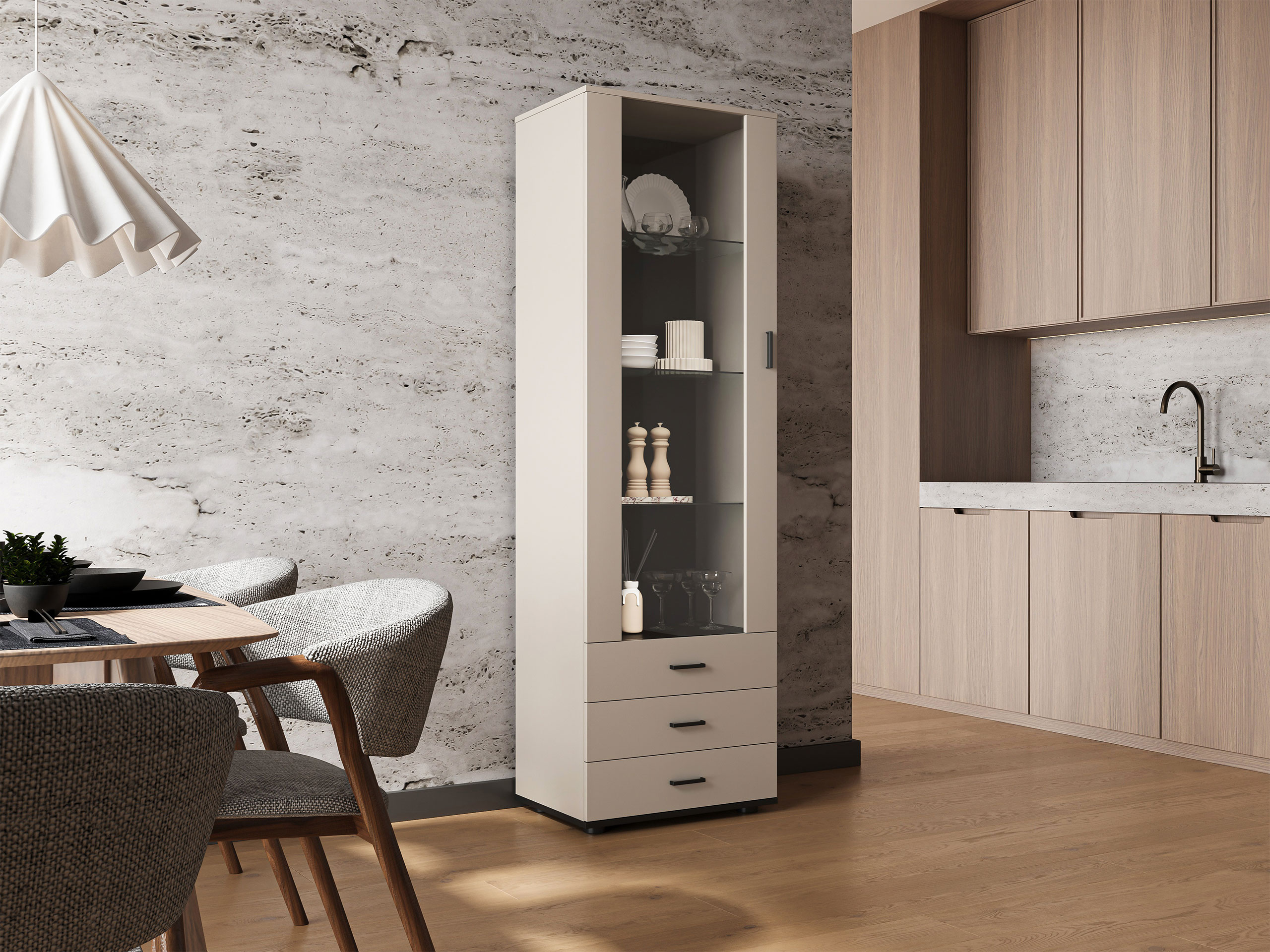 Bókahilla Tornola 102 (Kasmír + Svartur)