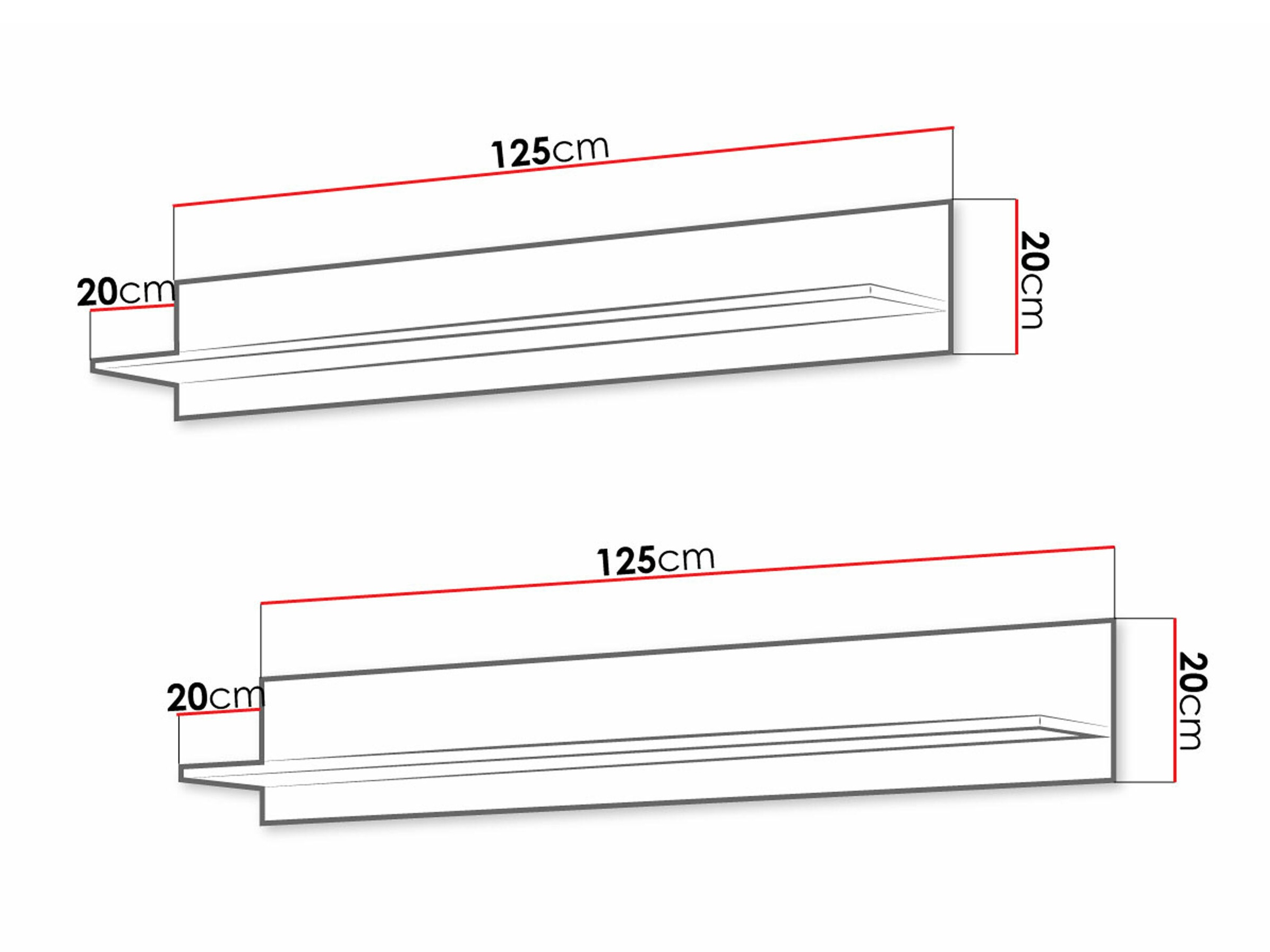 Veggfest hillusett Tornola 104 (Svartur)
