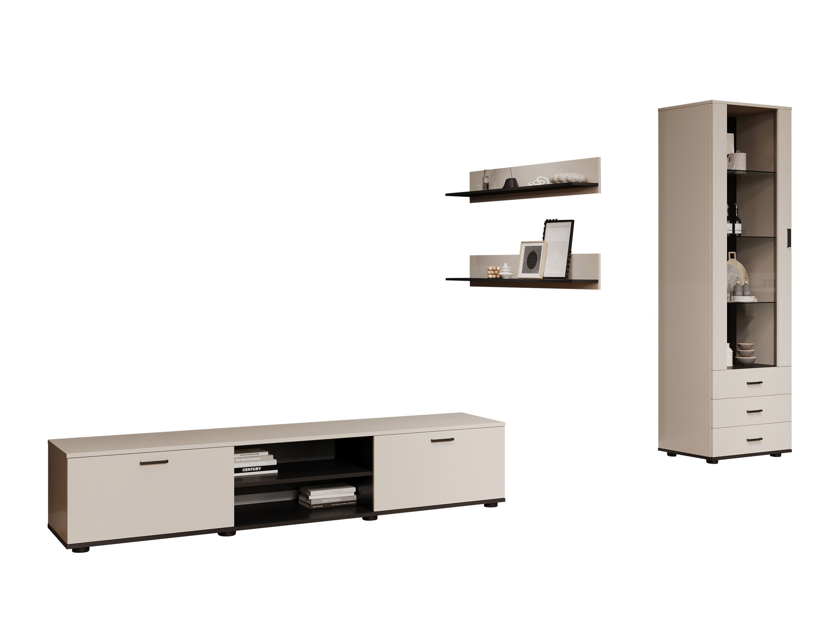 Stofusett Tornola 107 (Kasmír + Svartur)