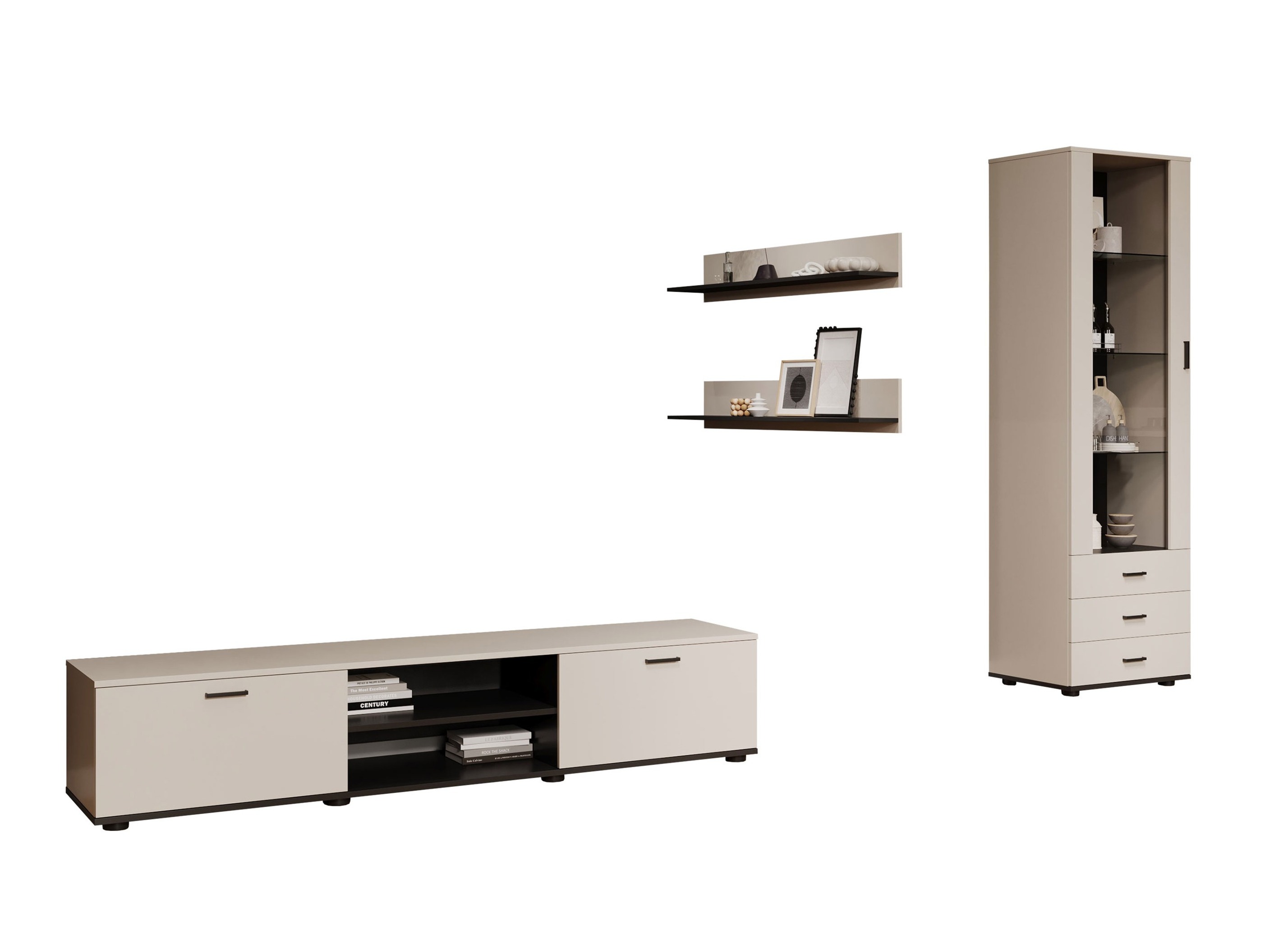 Stofusett Tornola 107 (Kasmír + Svartur)