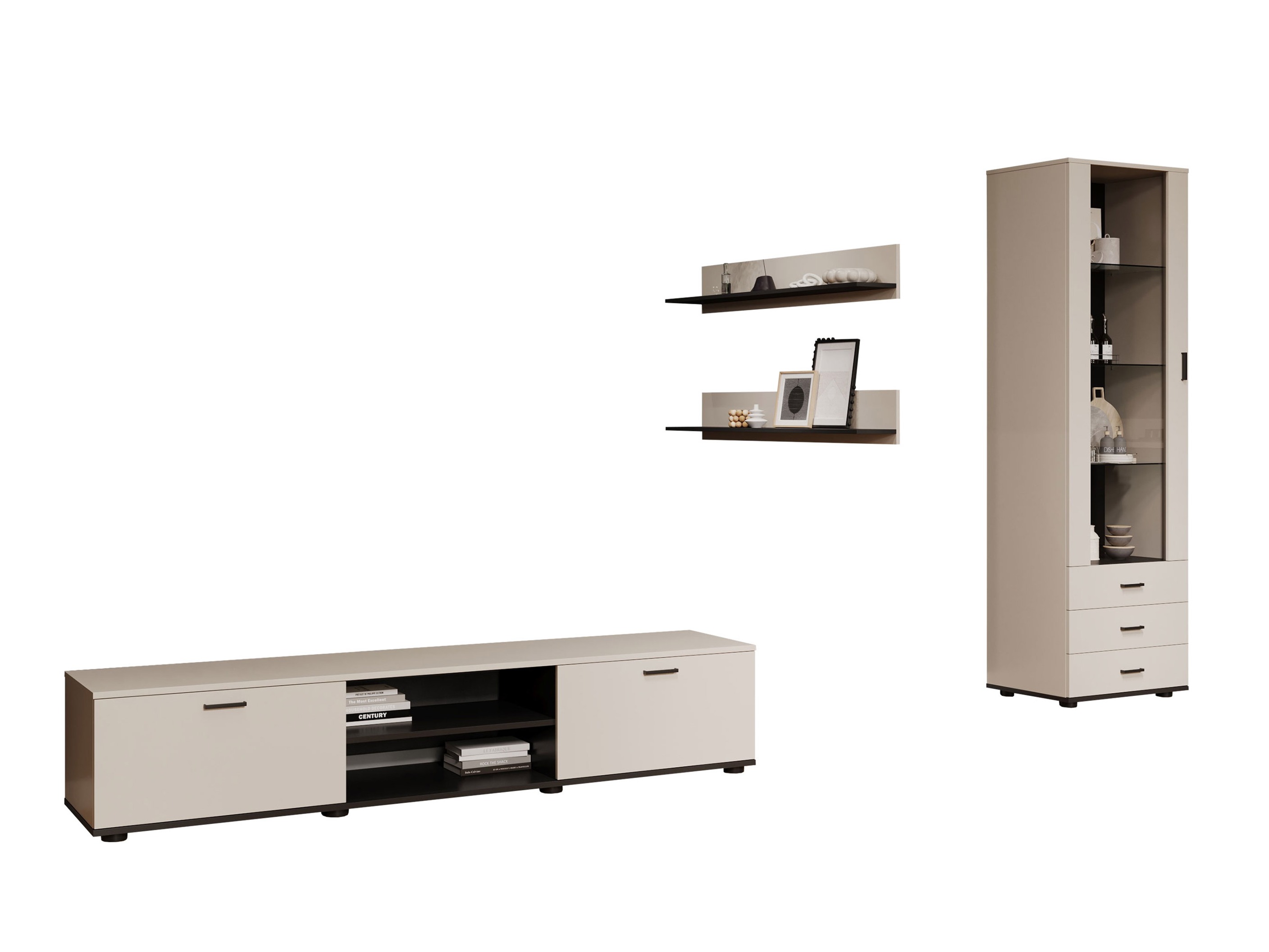 Stofusett Tornola 107 (Kasmír + Svartur)