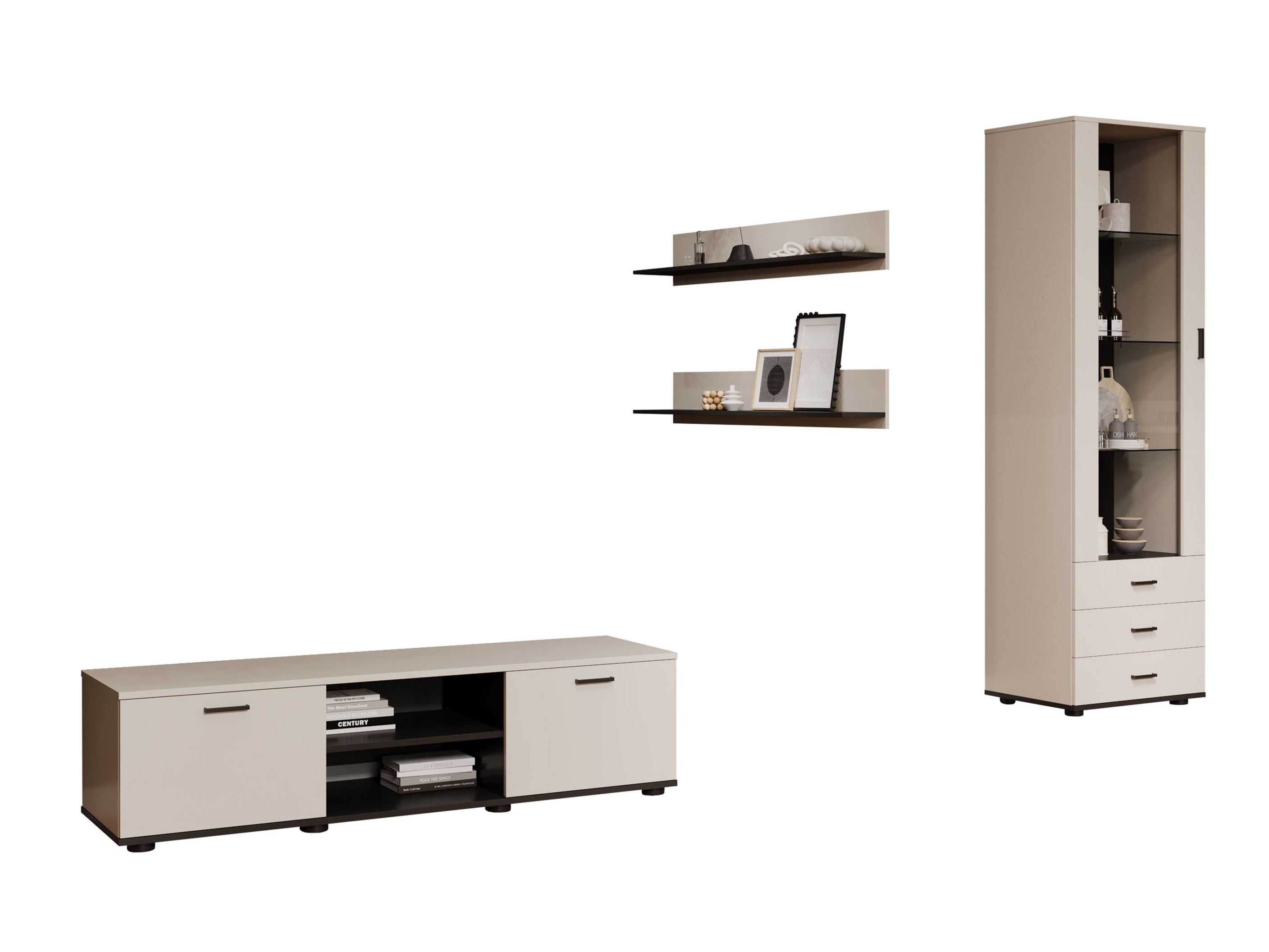 Stofusett Tornola 110 (Kasmír + Svartur)