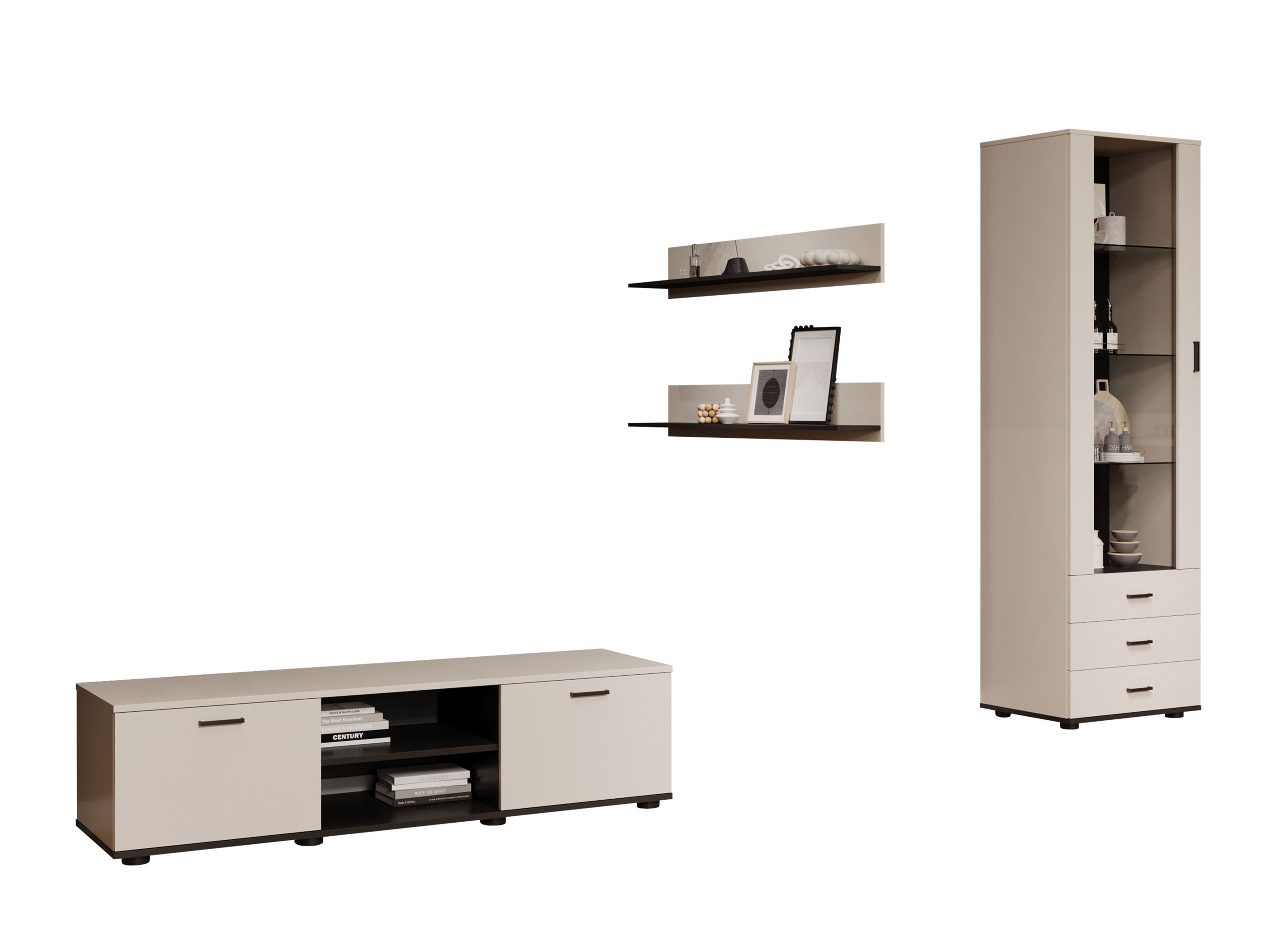 Stofusett Tornola 110 (Kasmír + Svartur)