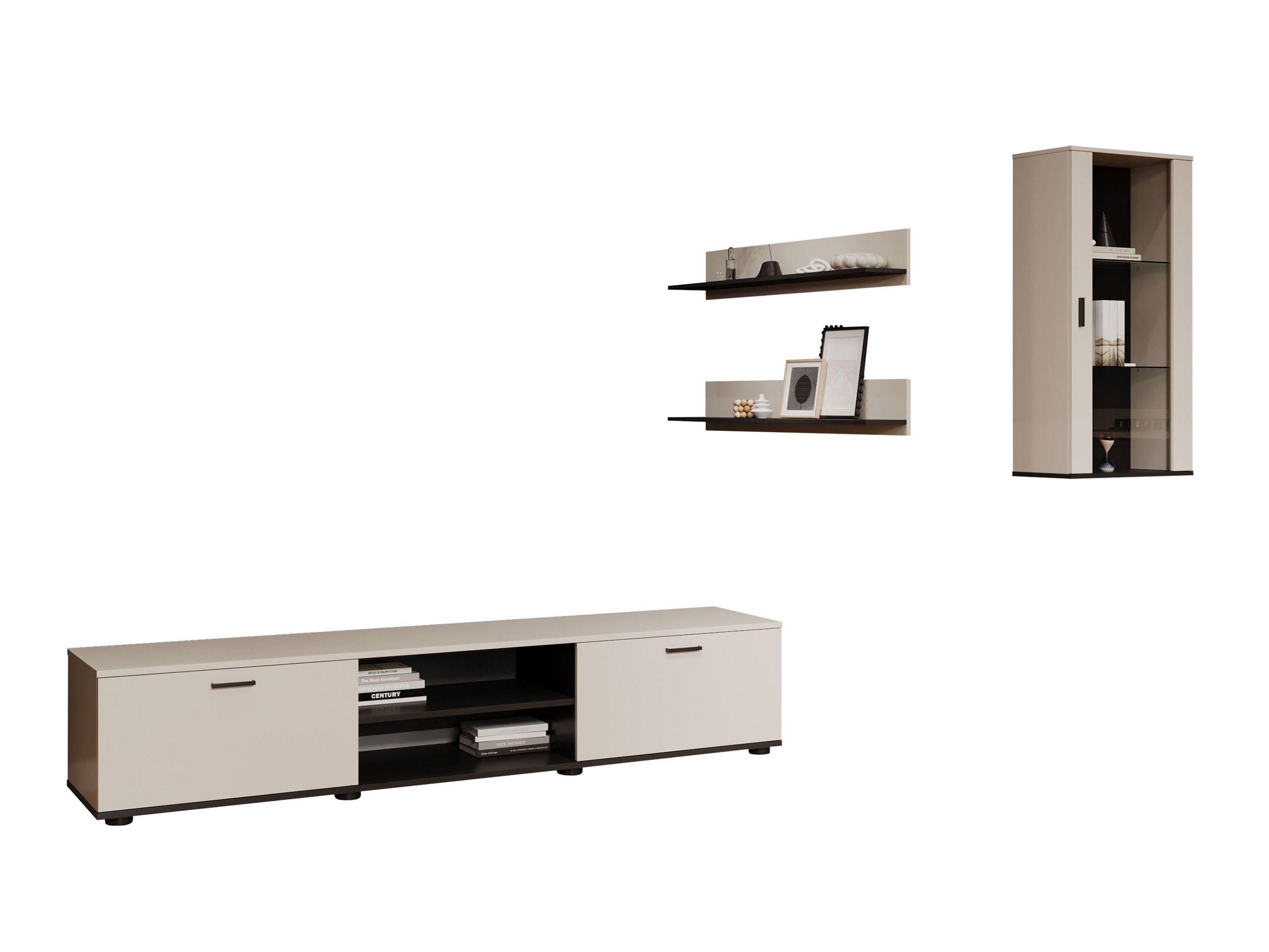 Stofusett Tornola 113 (Kasmír + Svartur)