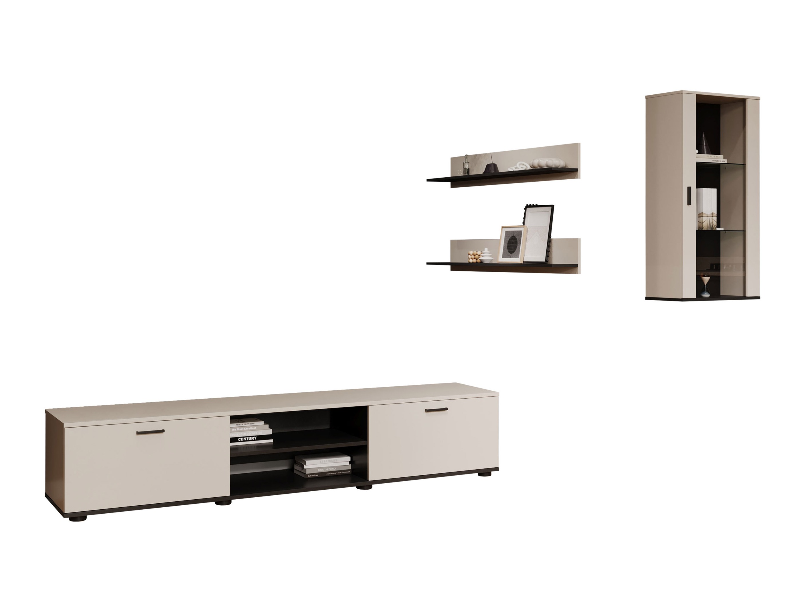 Stofusett Tornola 113 (Kasmír + Svartur)