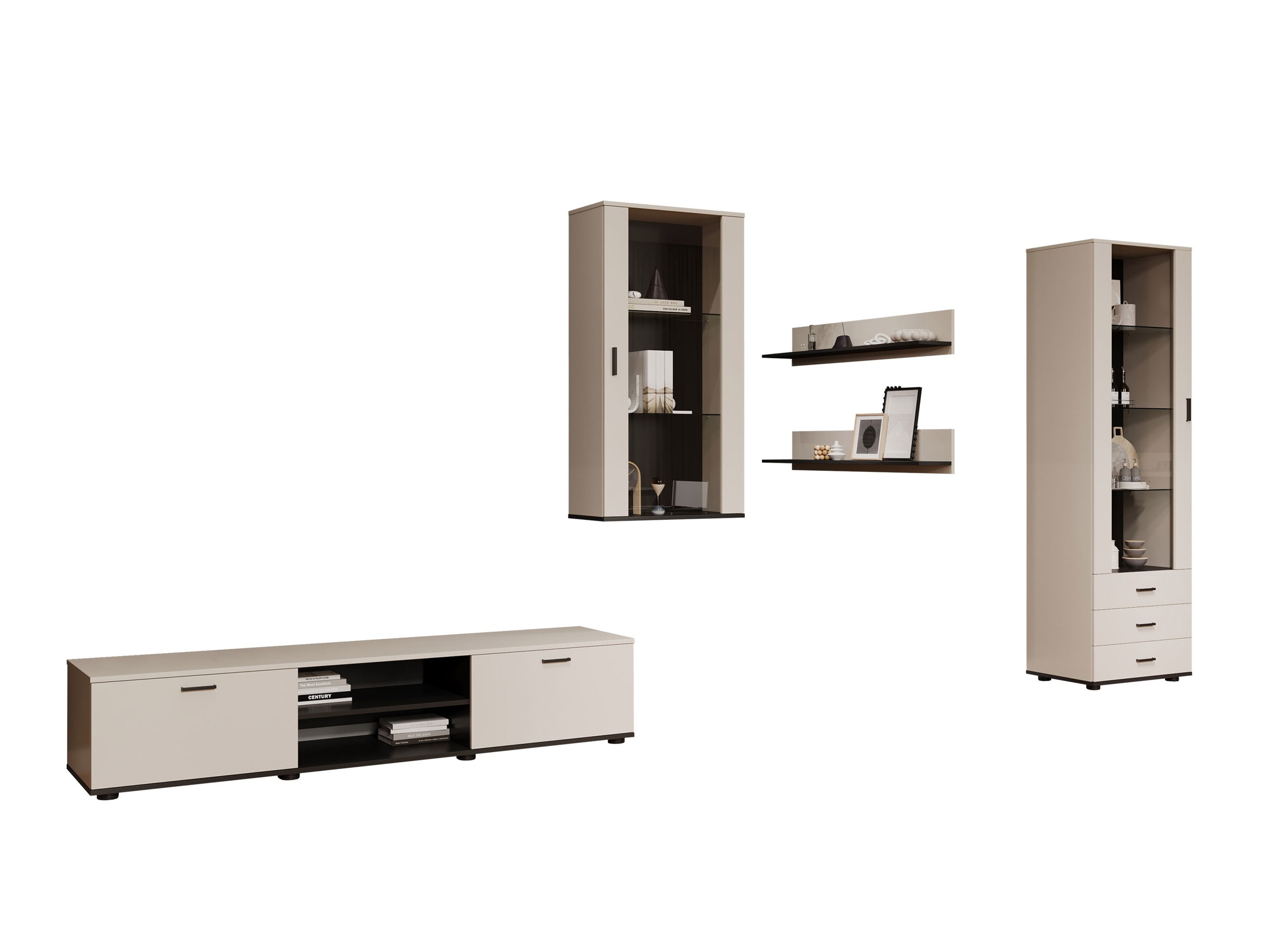 Stofusett Tornola 114 (Kasmír + Svartur)