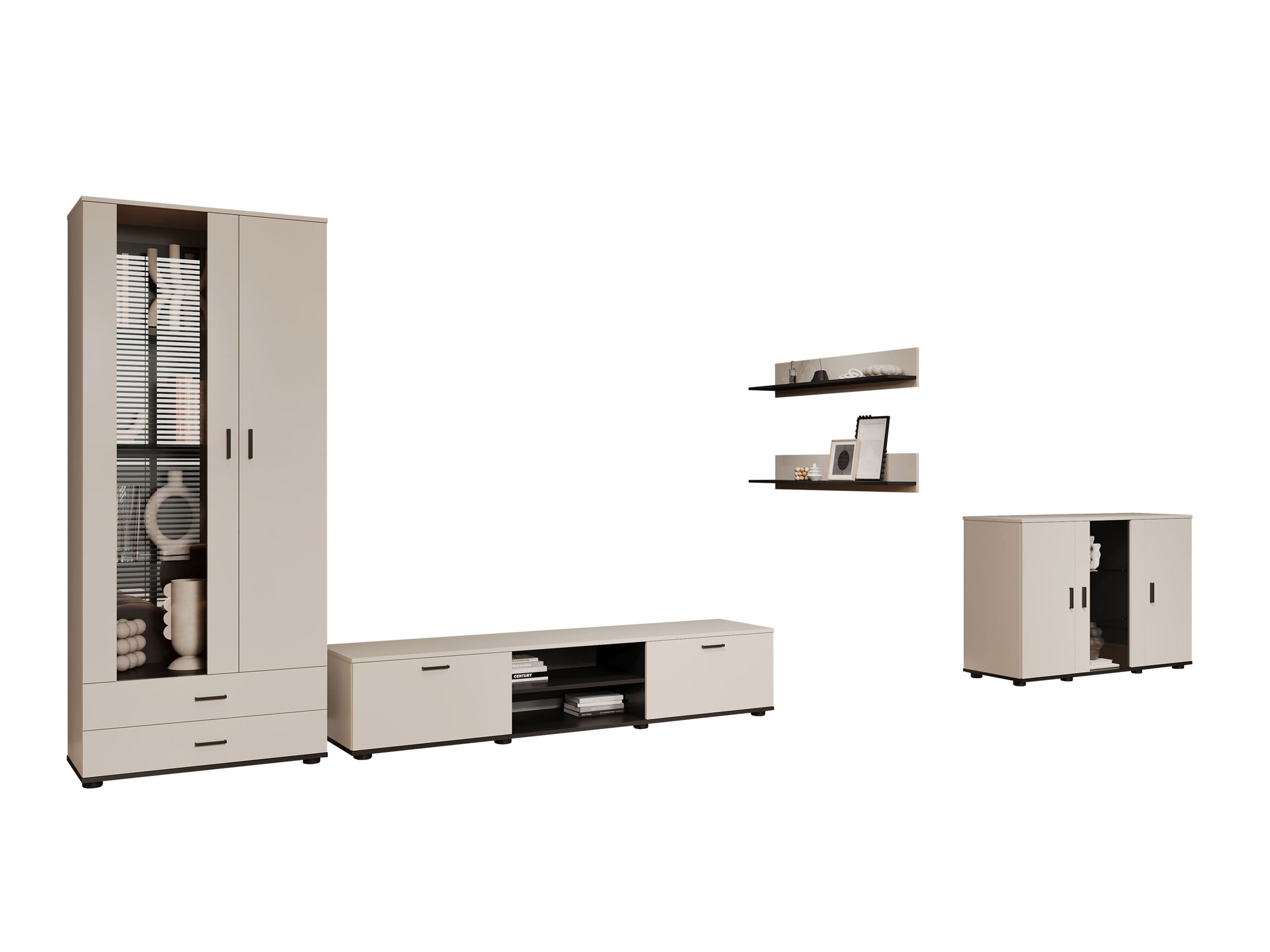 Stofusett Tornola 116 (Kasmír + Svartur)