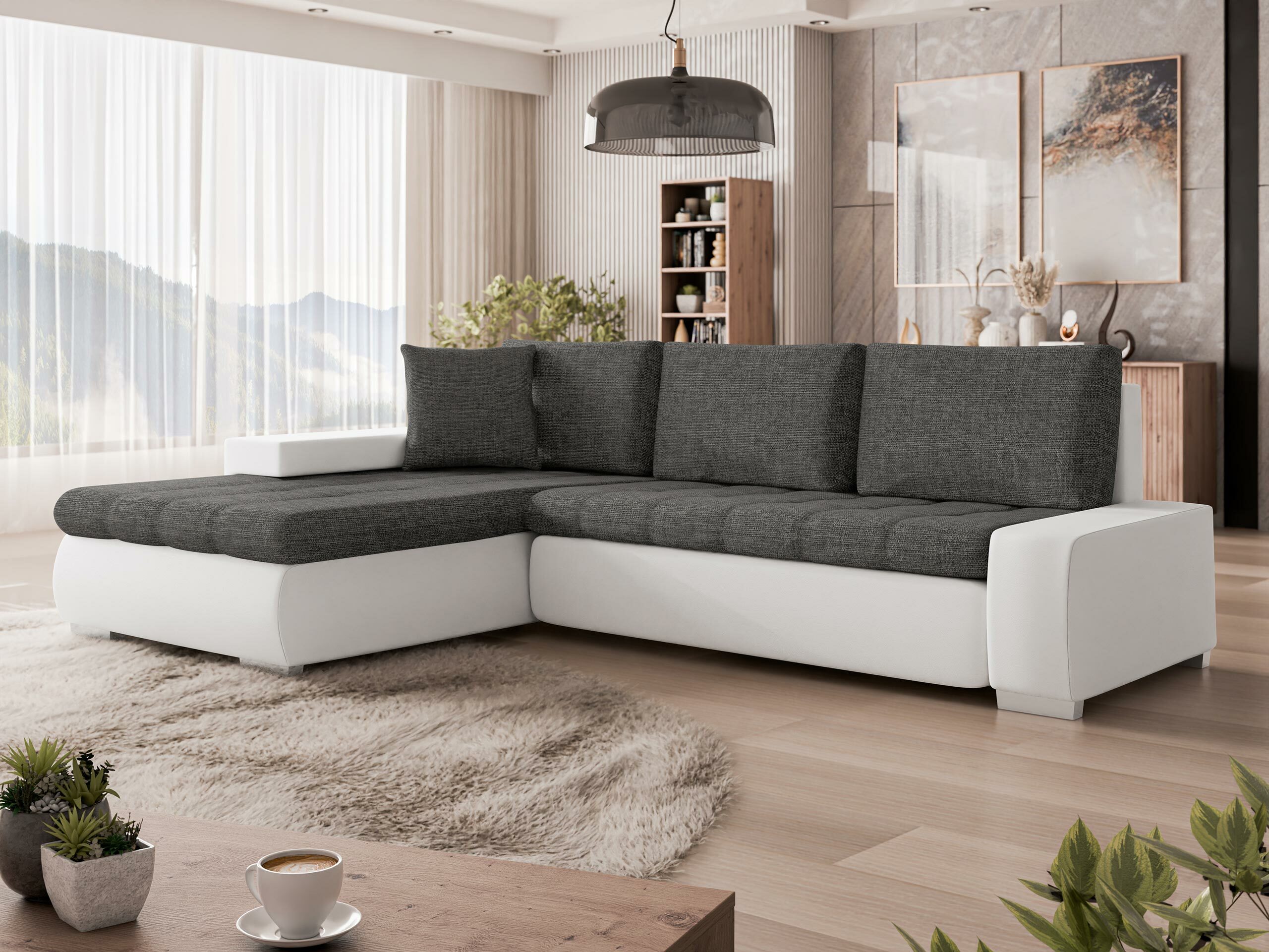 Horn­sófi Comfivo Nitor I (Soft 017 + Lux 06)