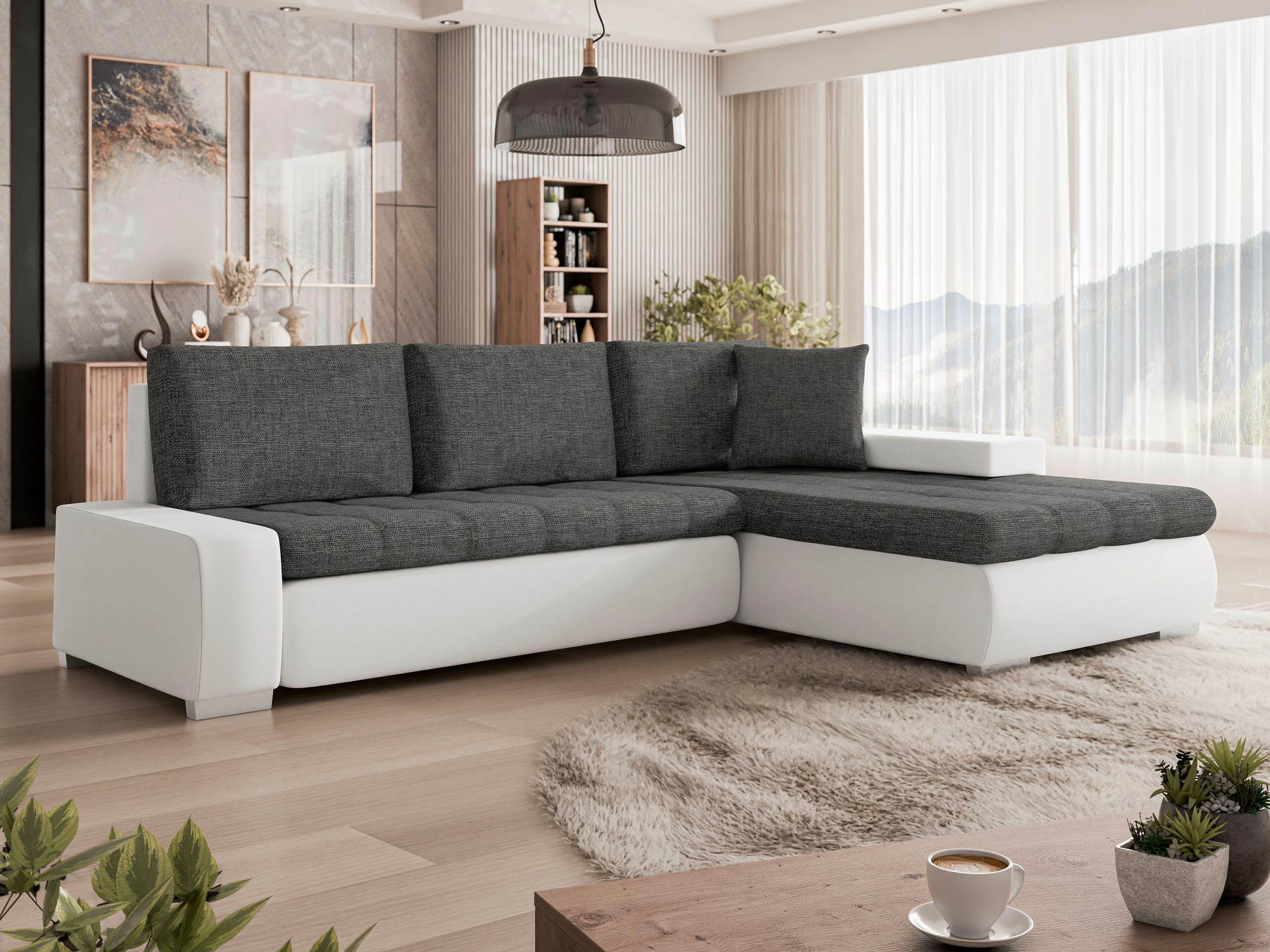 Horn­sófi Comfivo Nitor I (Soft 017 + Lux 06)