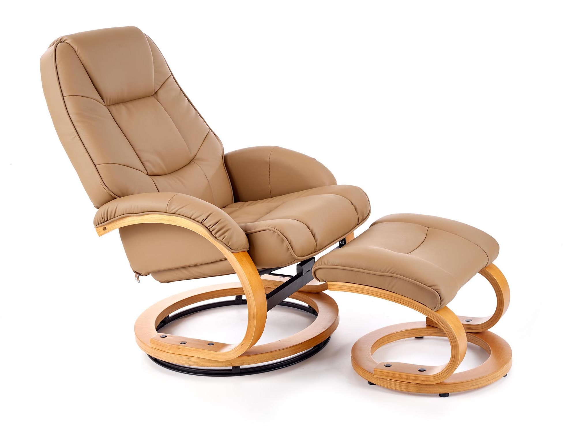 Stillanlegur hægindastóll Houston 573 (Beige)