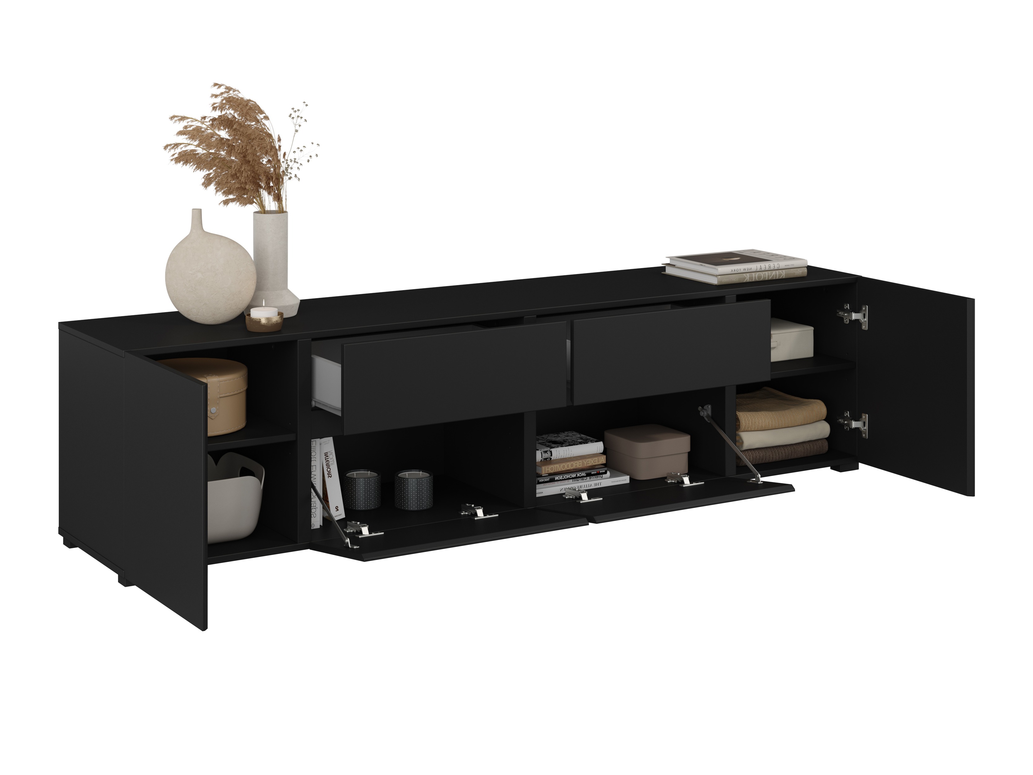 Stofusett Elbleve 104 (Svartur)