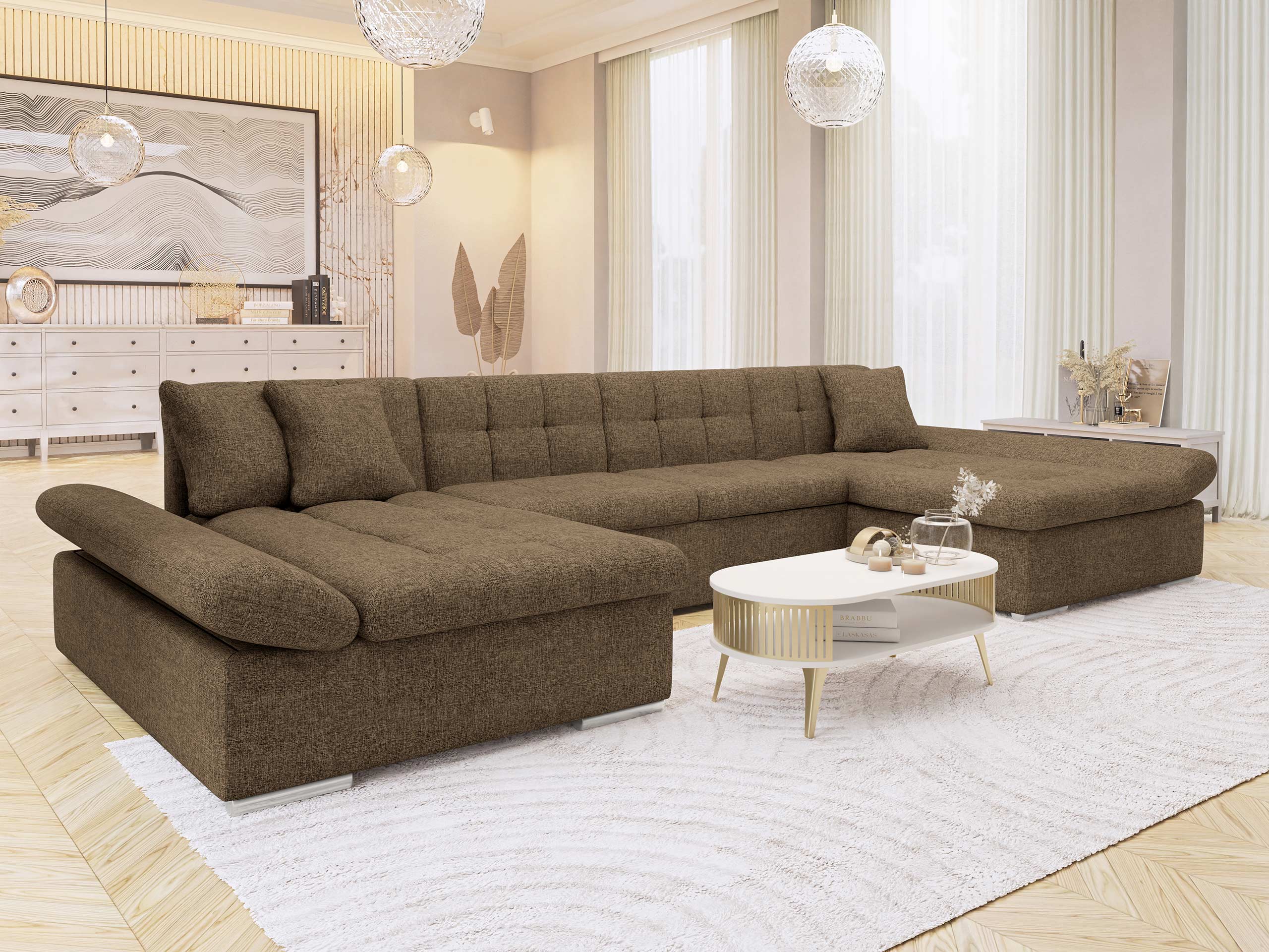 Horn­sófi Comfivo Ficus I (Lux 03)