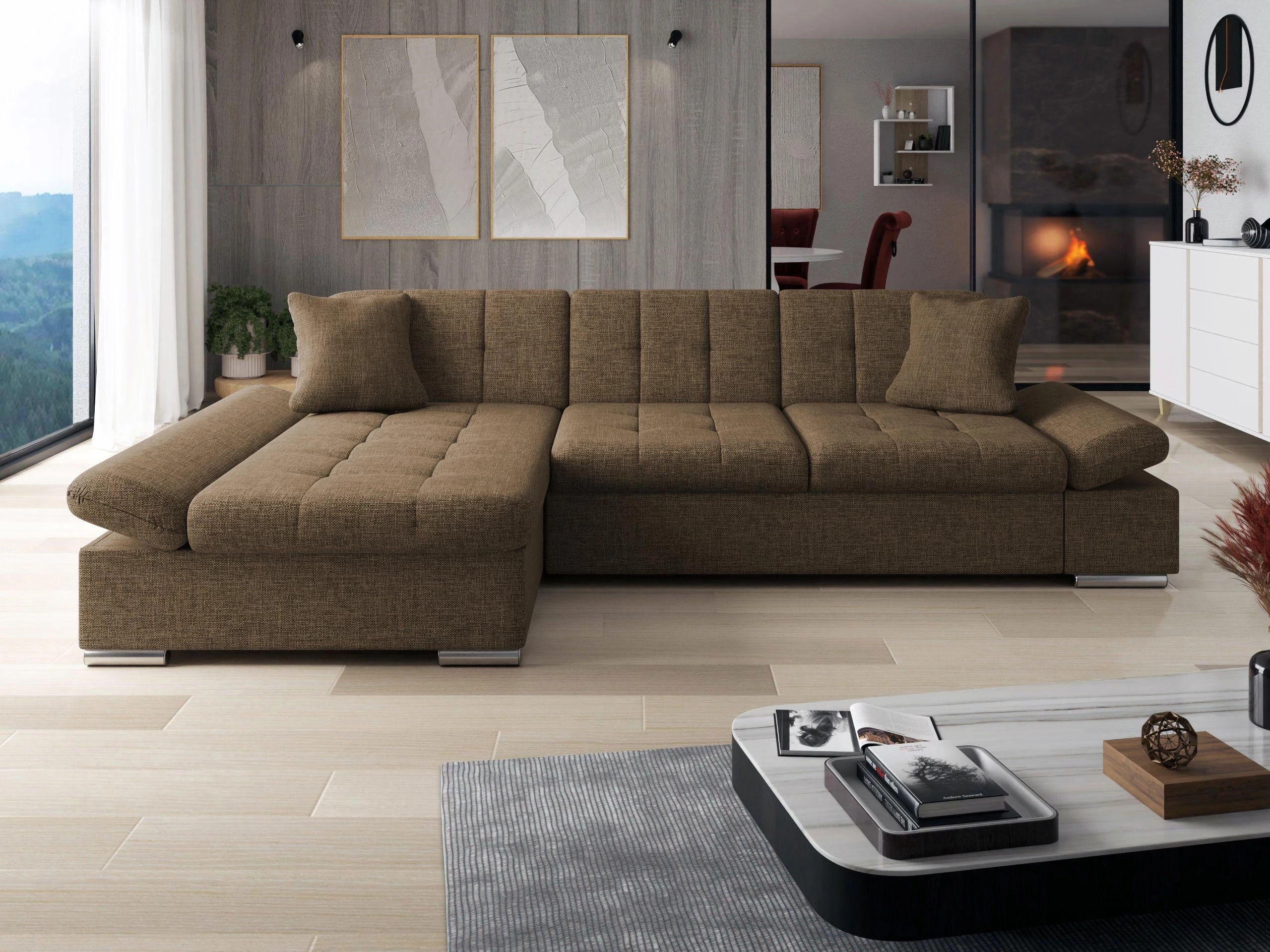Horn­sófi Comfivo Sanitas (Lux 03)