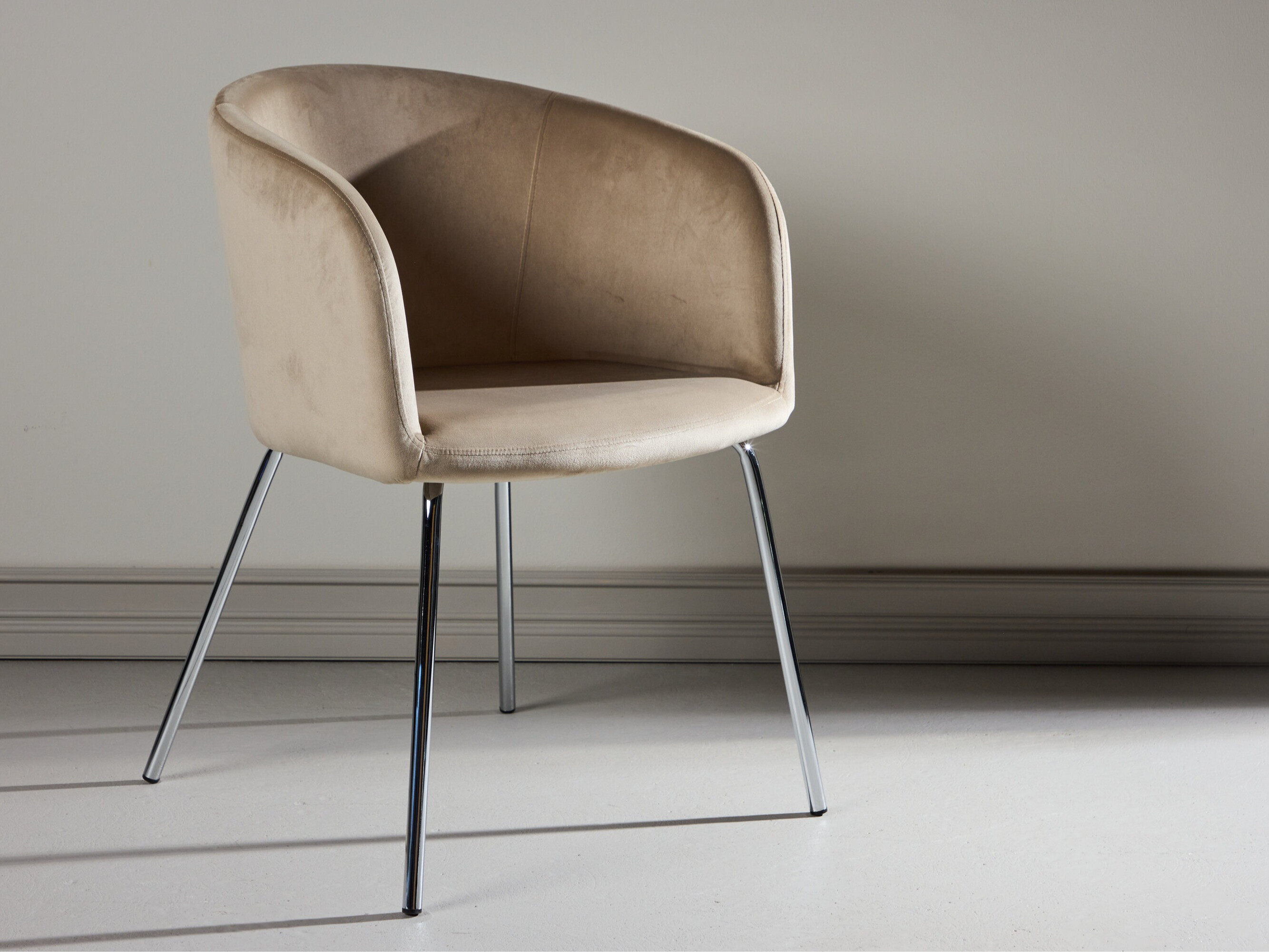 Stóll Dallas 2603 (Beige + Silfur)