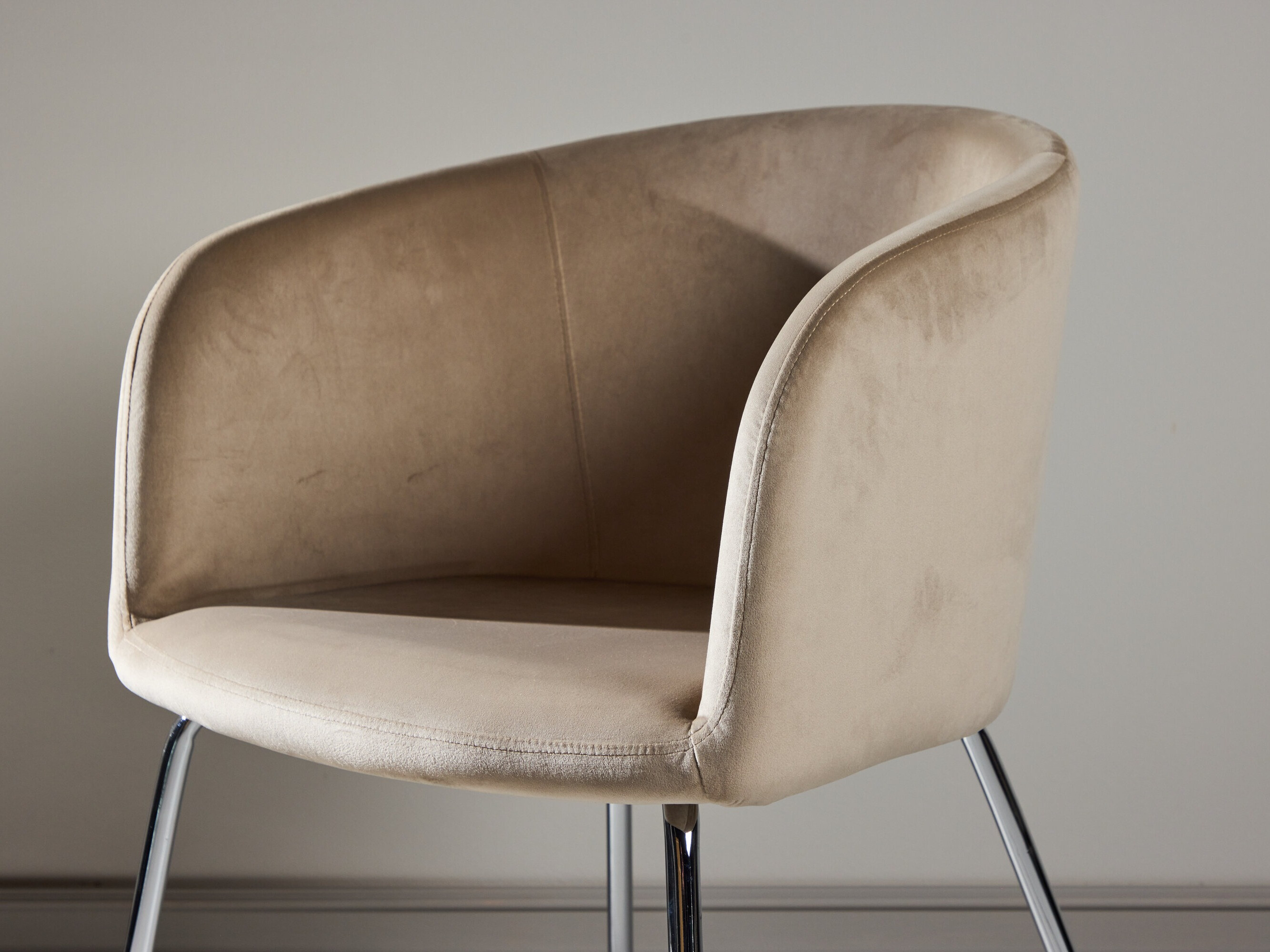 Stóll Dallas 2603 (Beige + Silfur)