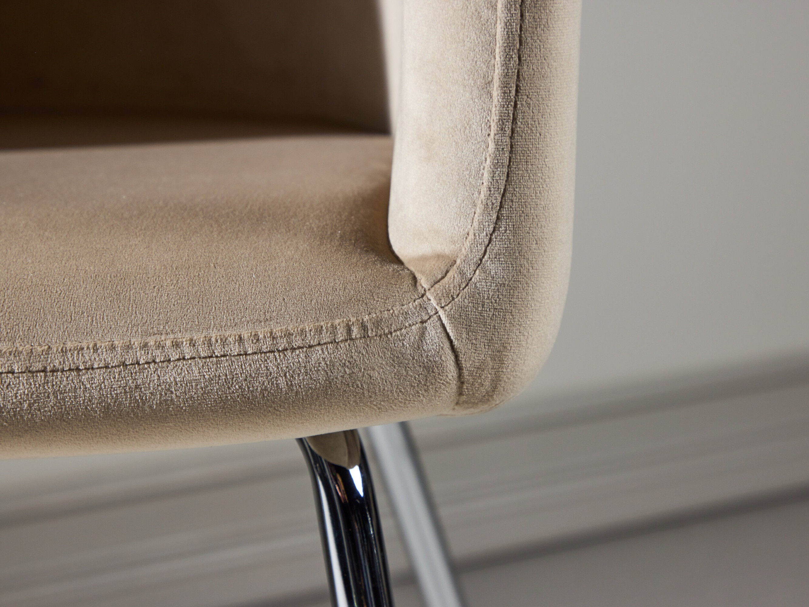 Stóll Dallas 2603 (Beige + Silfur)