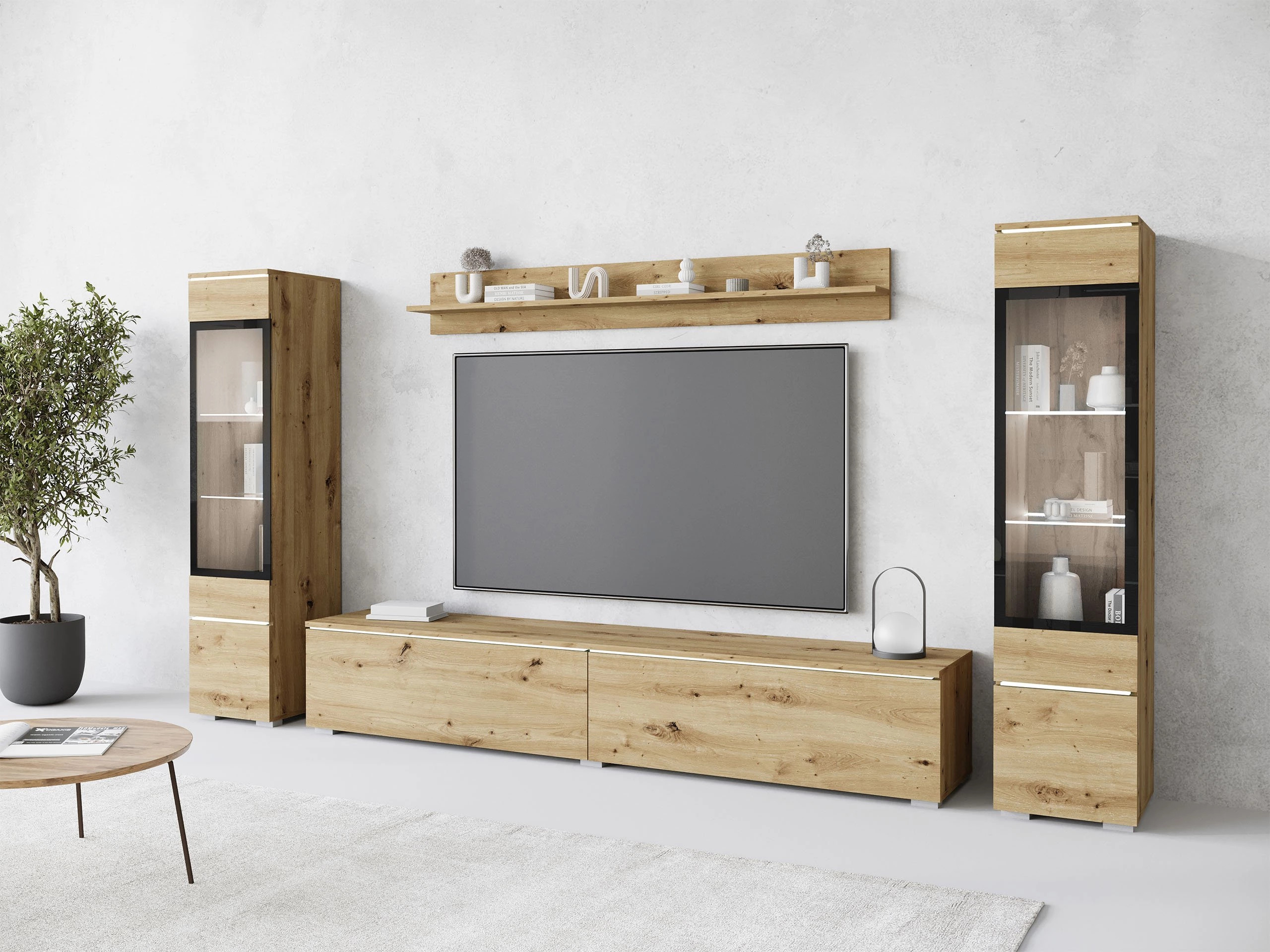 Stofusett Mirfivo 101 (Artisan-eik)