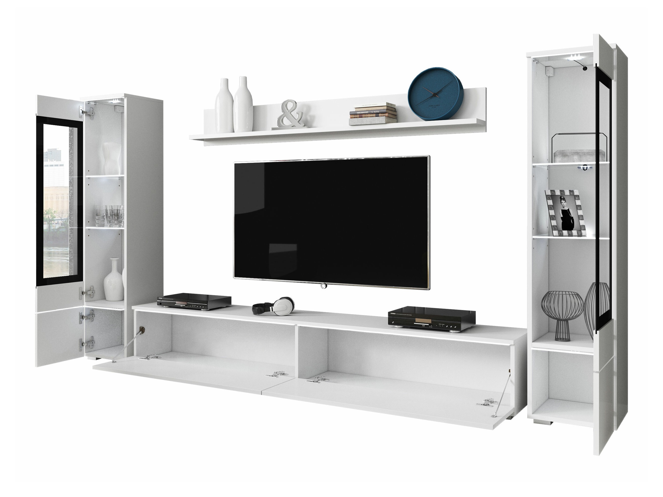 Stofusett Mirfivo 101 (Matera-grátt + Hvítt háglans)