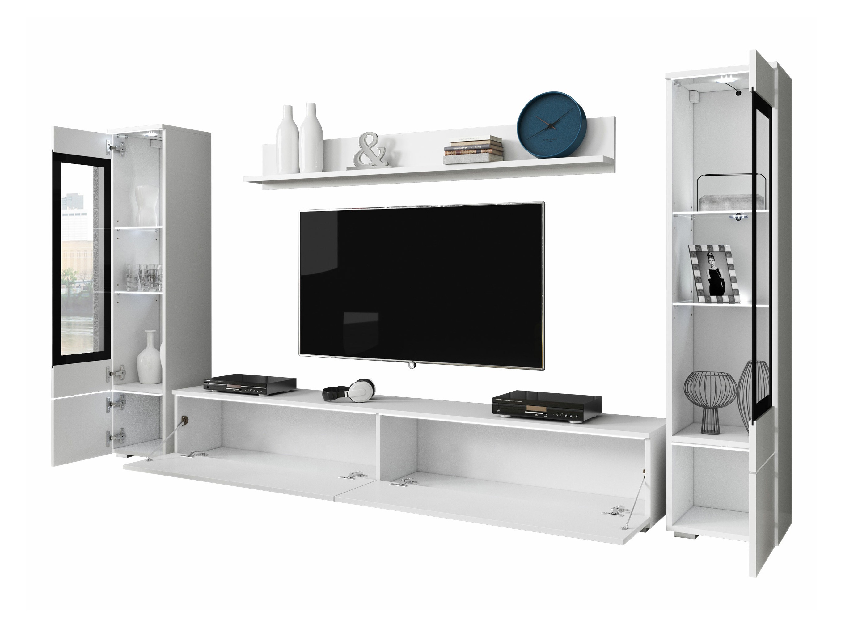 Stofusett Mirfivo 101 (Matera-grátt + Hvítt háglans)