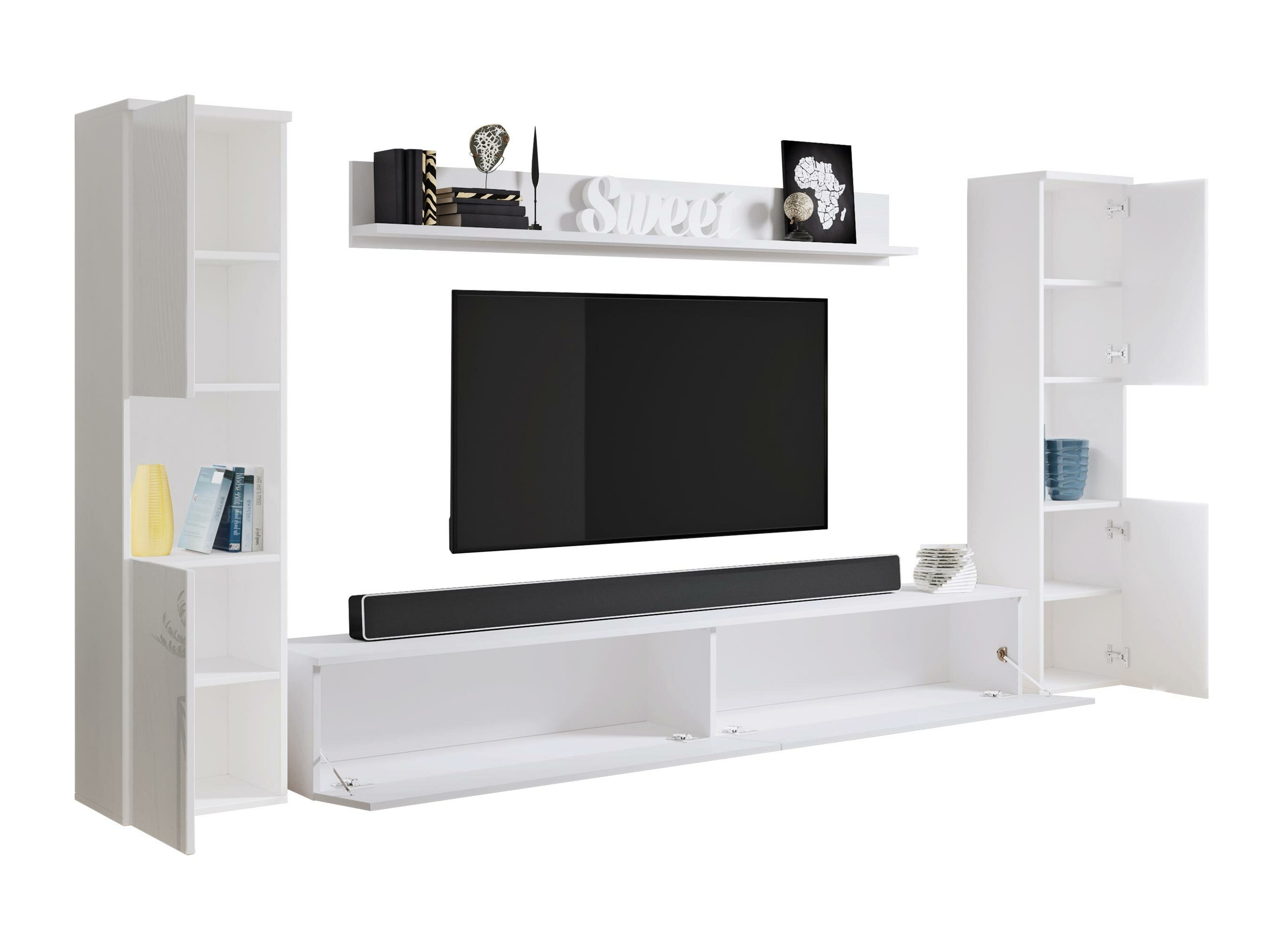 Stofusett Sarasota 131 (Hvítur + Hvítt háglans)