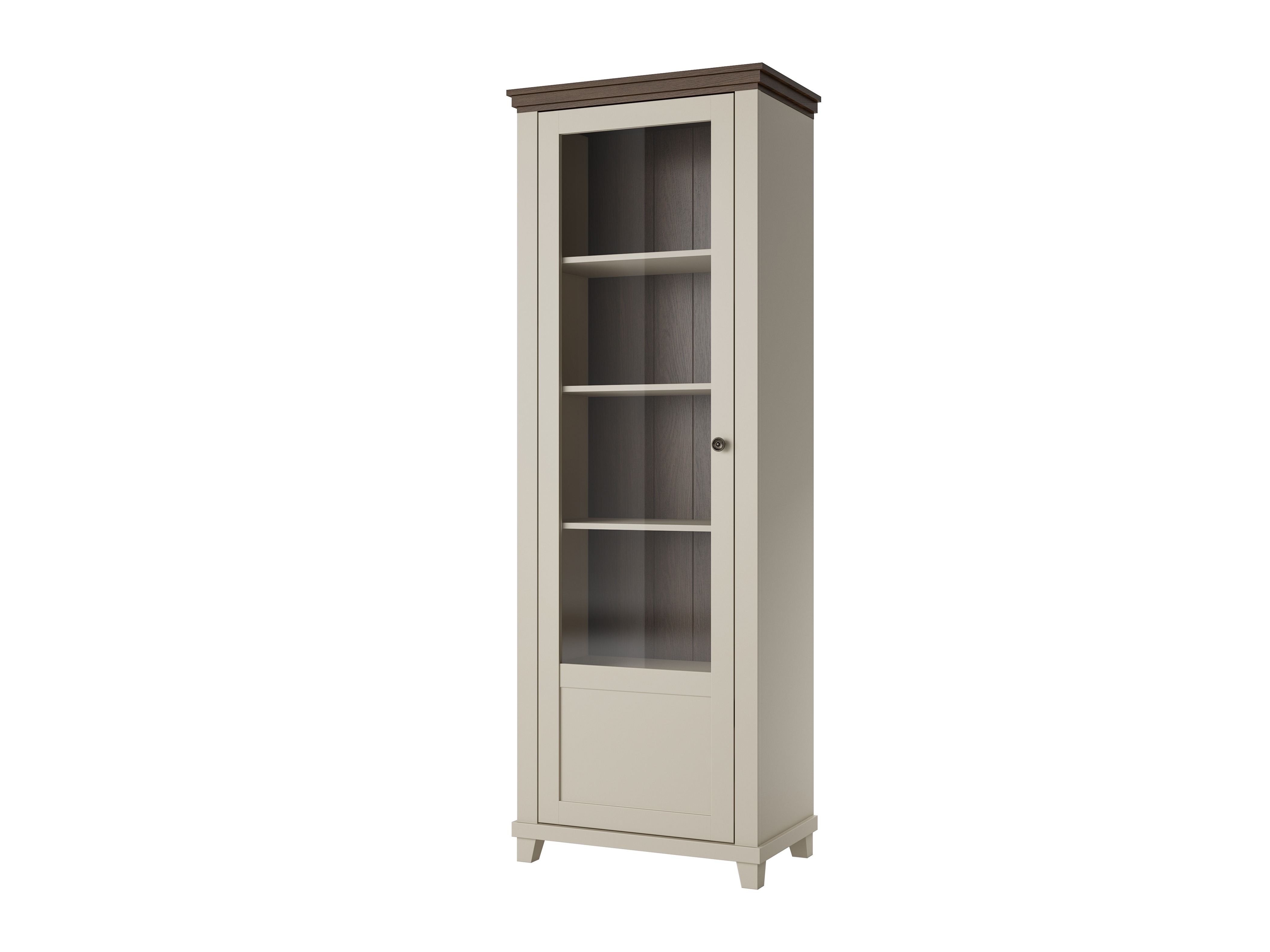 Bókahilla Tolnue 101 (Ljósbeige + Eik)