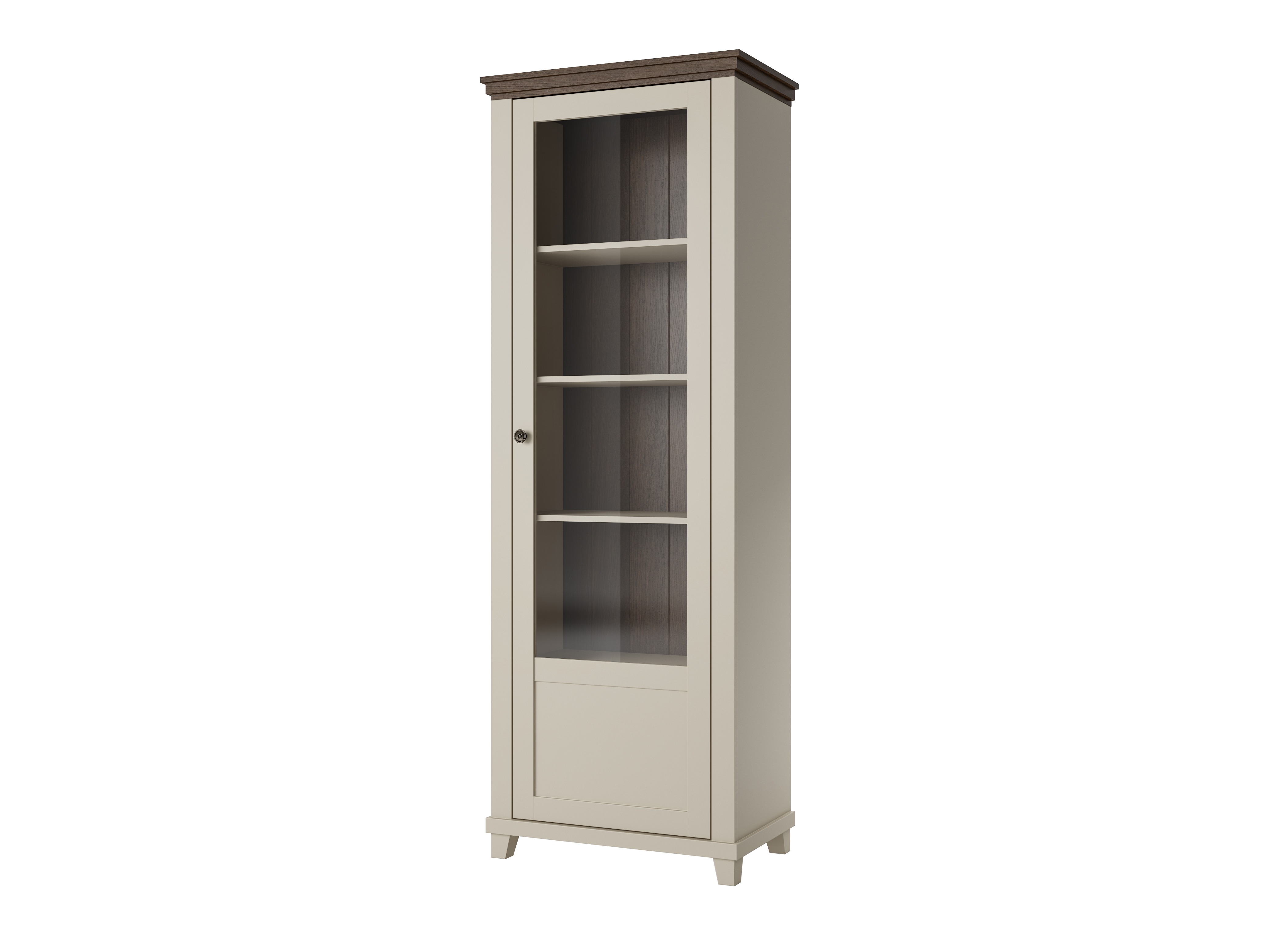 Bókahilla Tolnue 101 (Ljósbeige + Eik)