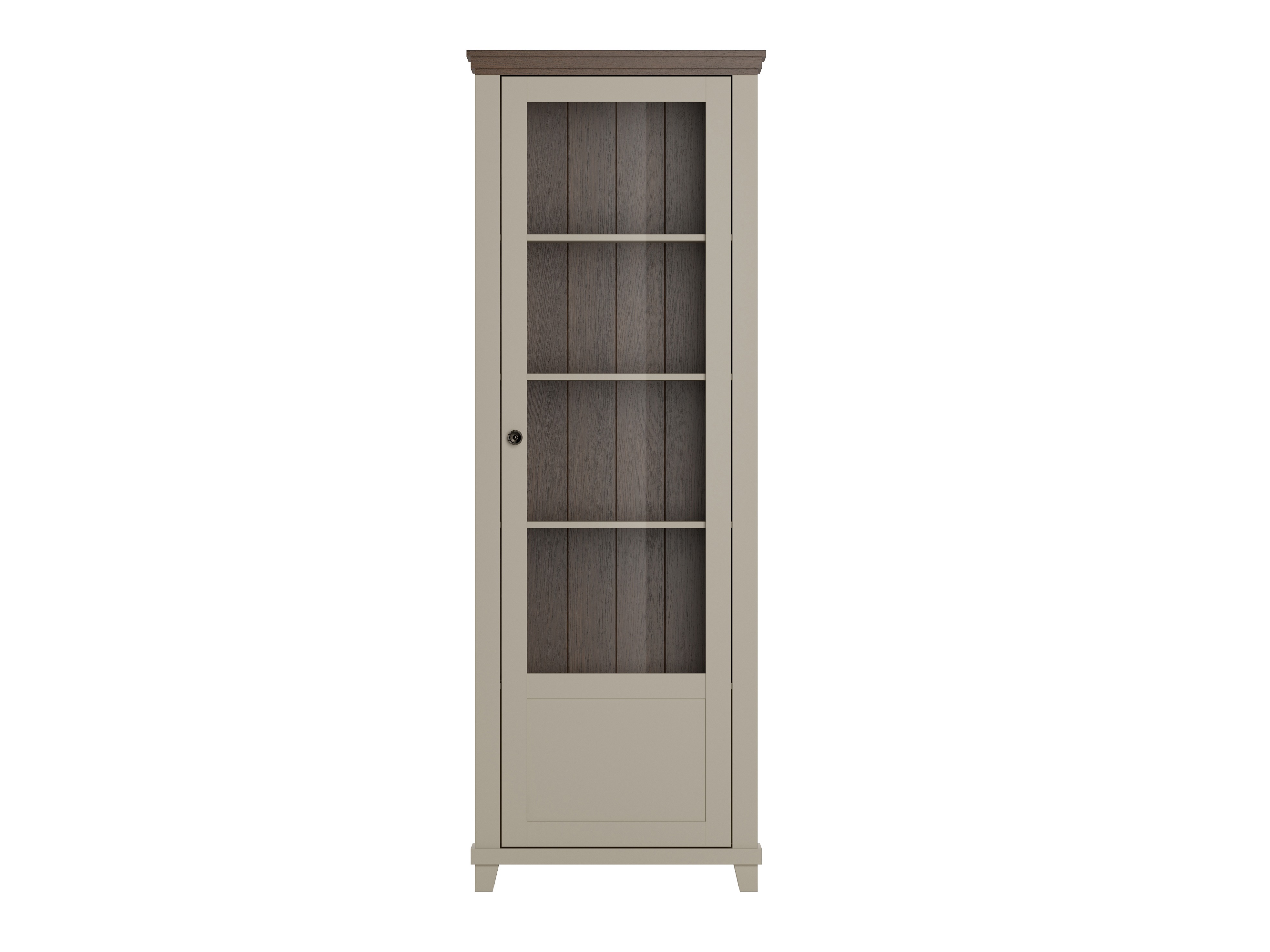 Bókahilla Tolnue 101 (Ljósbeige + Eik)