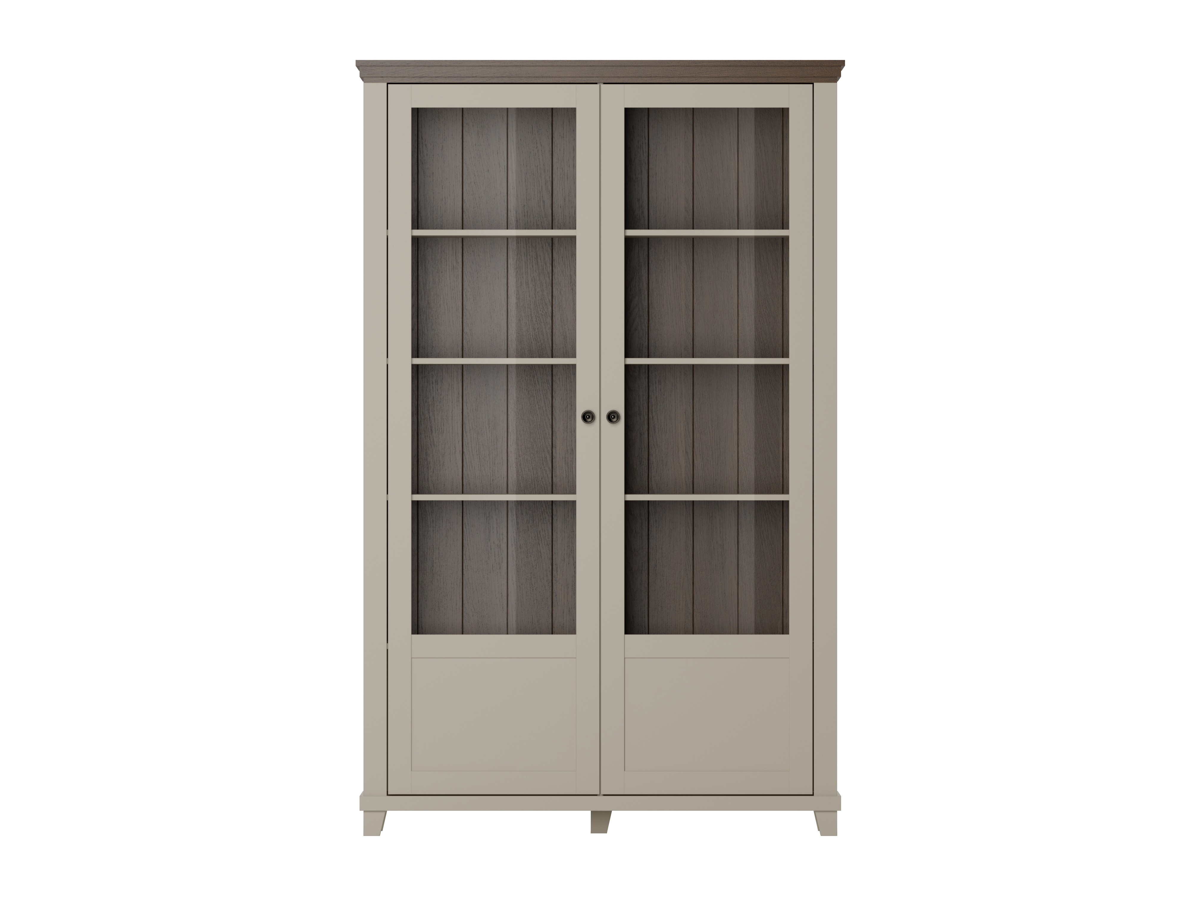Bókahilla Tolnue 102 (Ljósbeige + Eik)