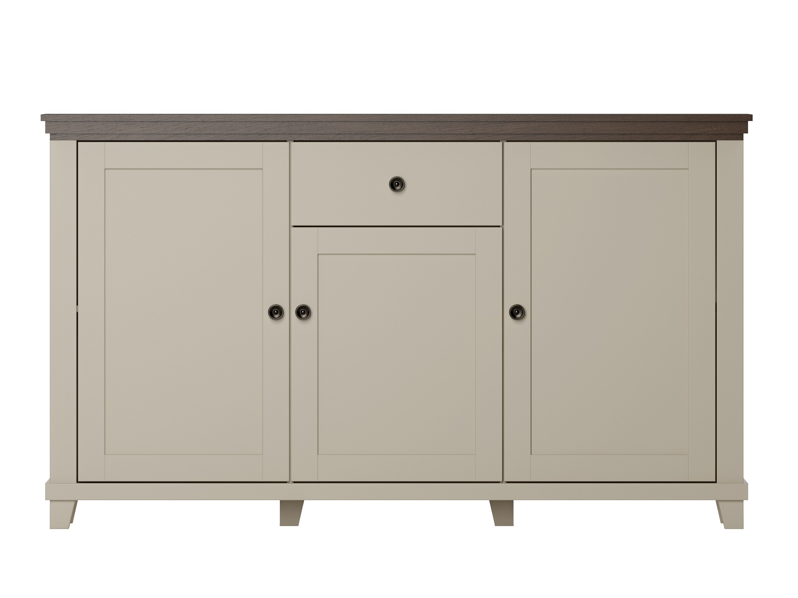 Kommóða Tolnue 106 (Ljósbeige + Eik)