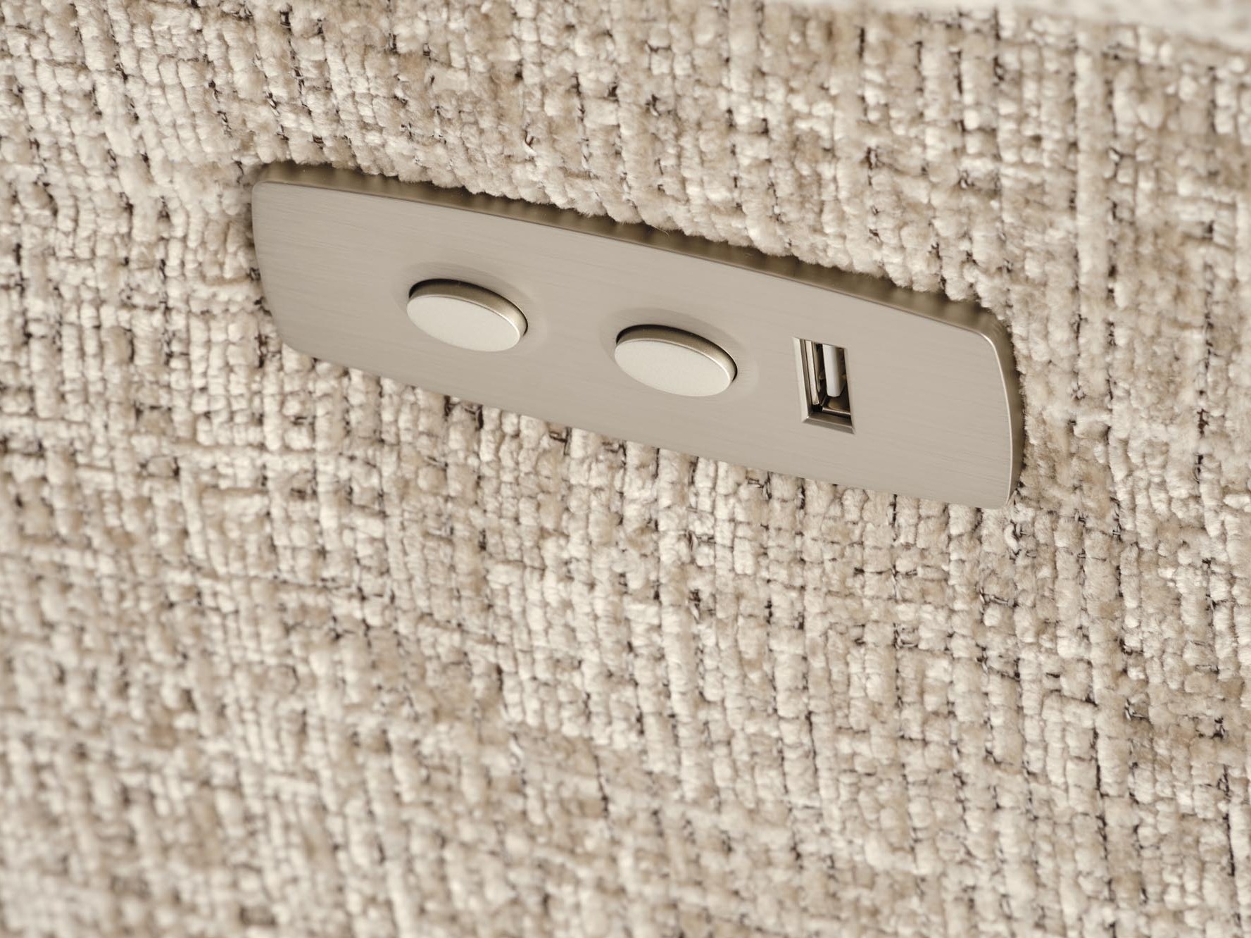 Stillanlegur hægindastóll Houston 2080 (Beige)