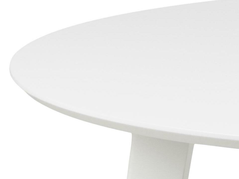 Borðstofusett Norsica 992 (Hvítur)