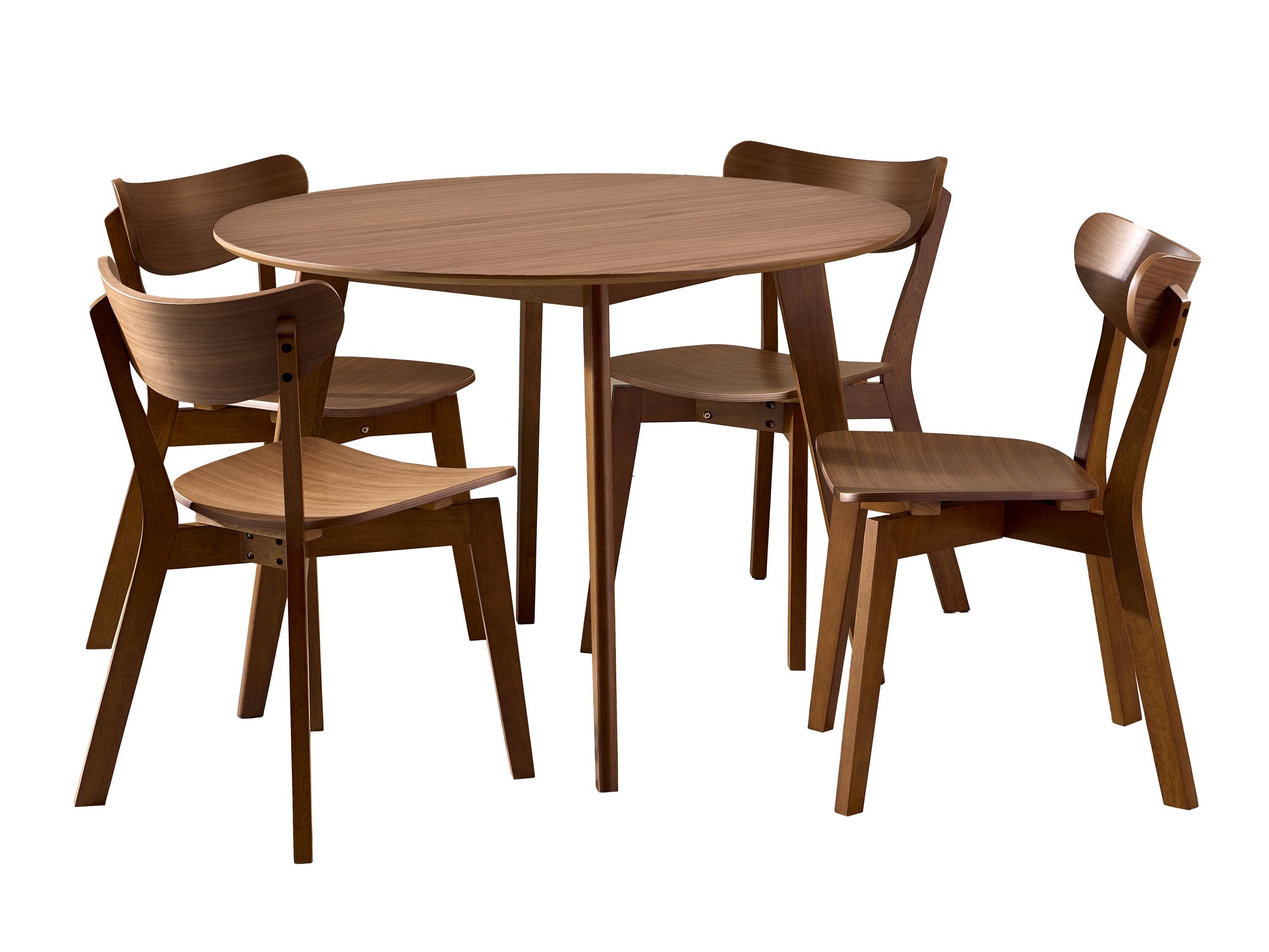 Borðstofusett Norsica 992 (Valhneta)