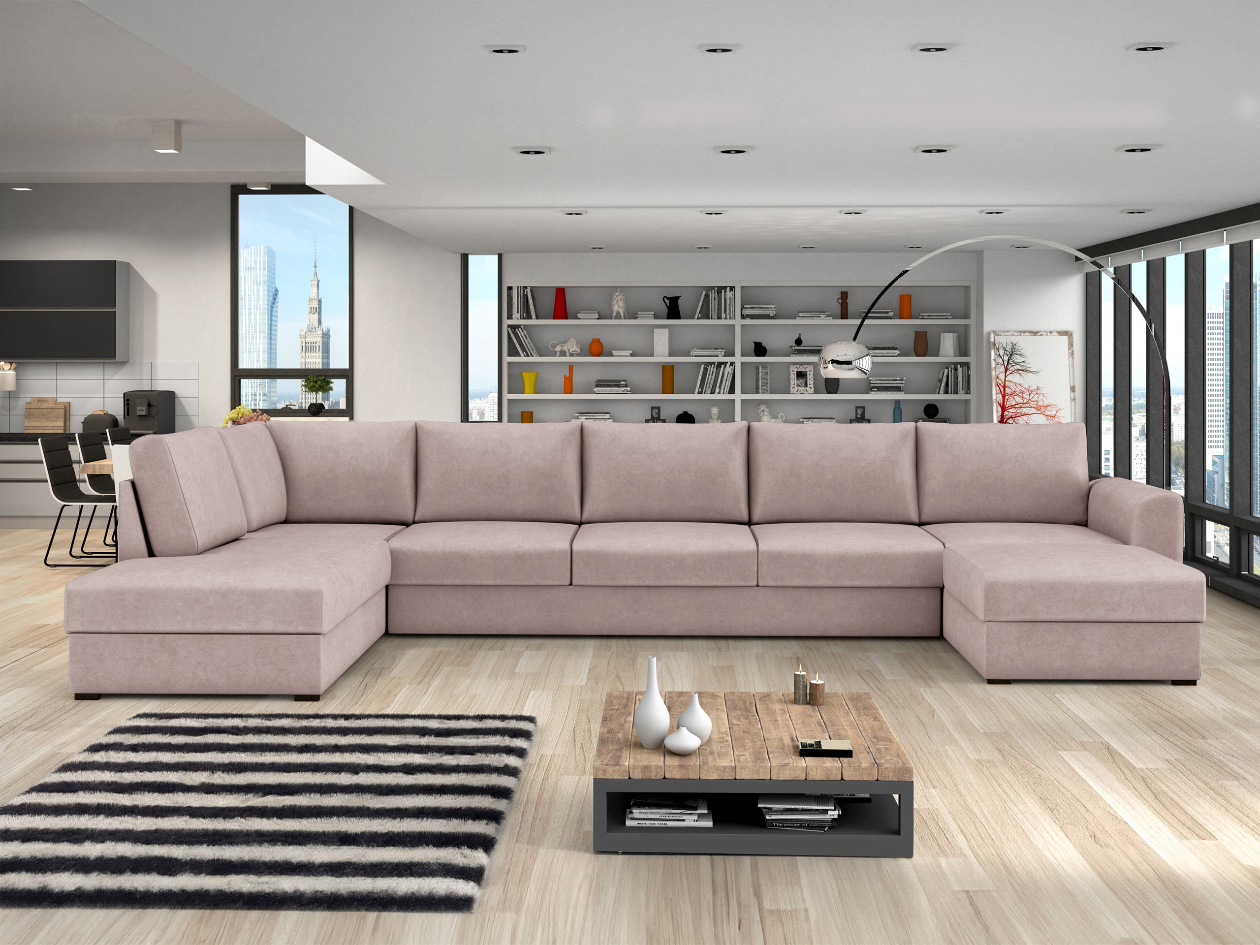Horn­sófi Comfivo Flumen III (Zoya 03)
