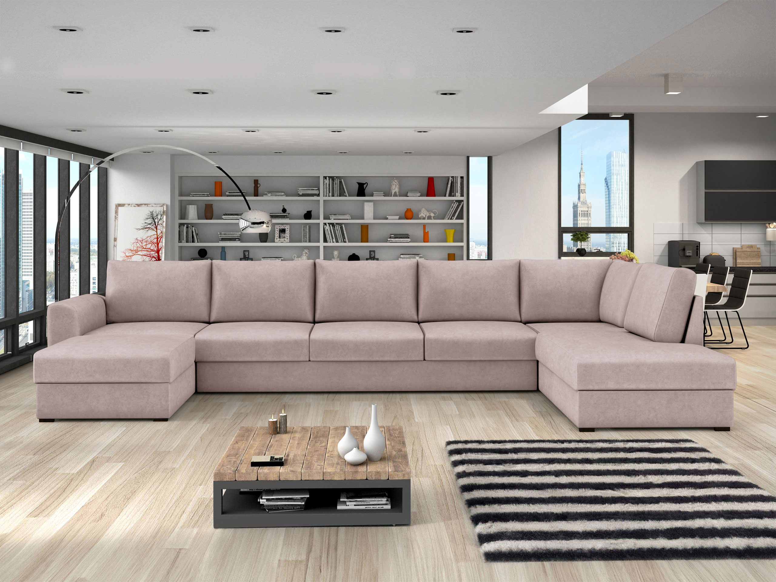 Horn­sófi Comfivo Flumen III (Zoya 03)