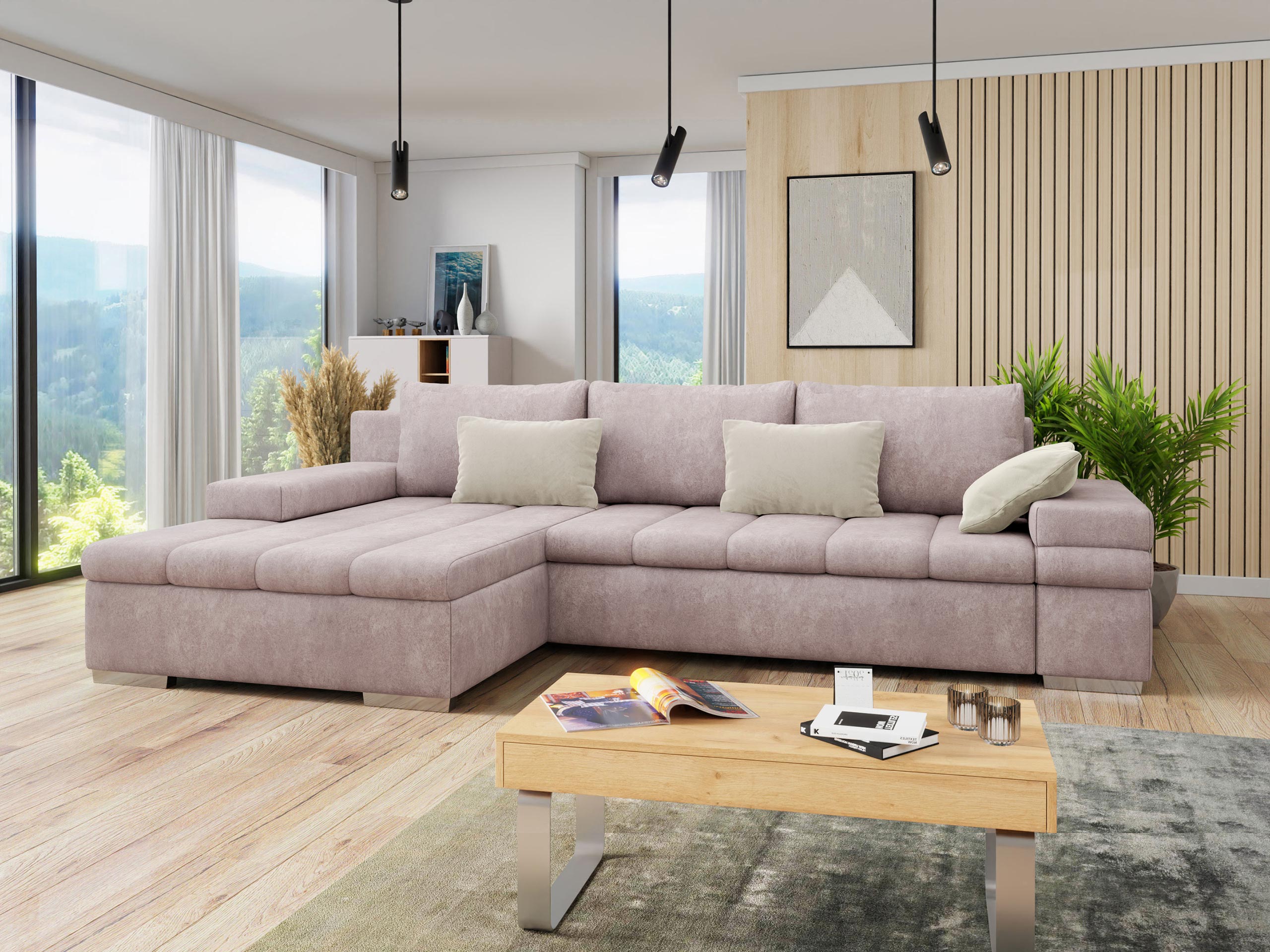 Horn­sófi Comfivo Olivetum II (Zoya 03 + Piano 02)