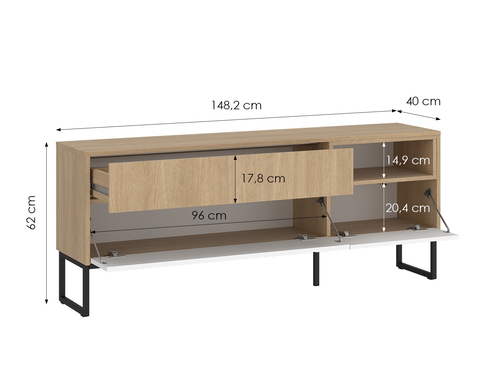 Sjónvarpsskápur Balbenu 103